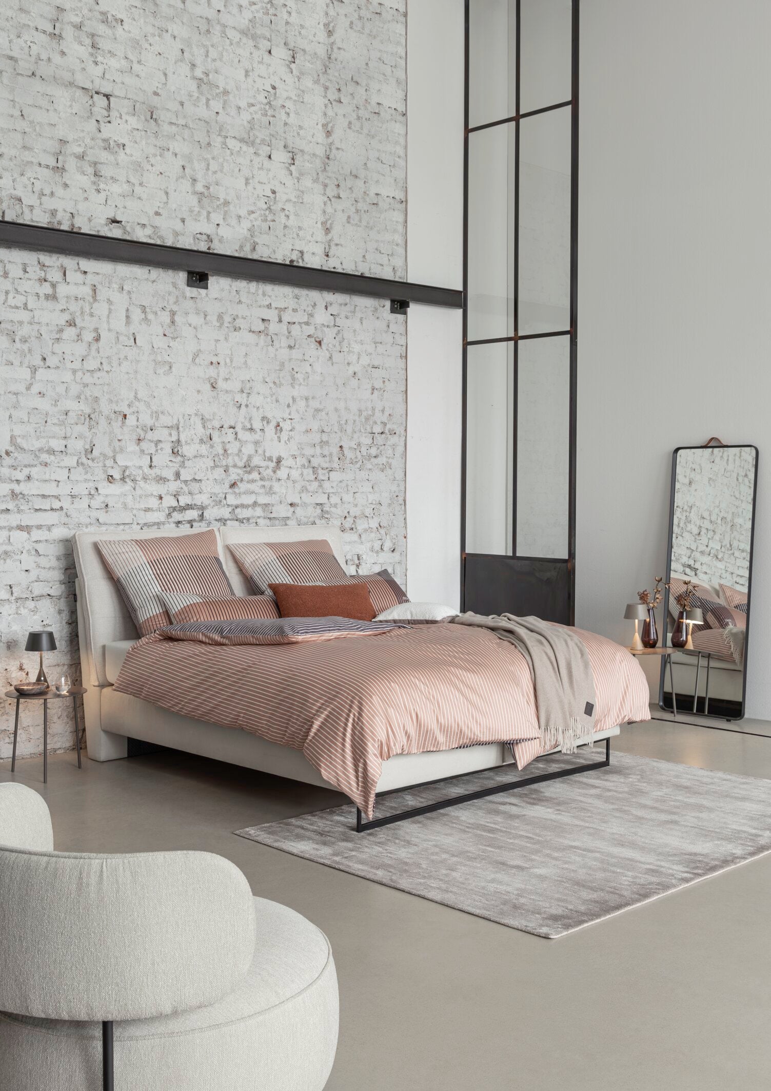 JOOP! DIVIDED Kissenbezug 80x80 cm, Caramel