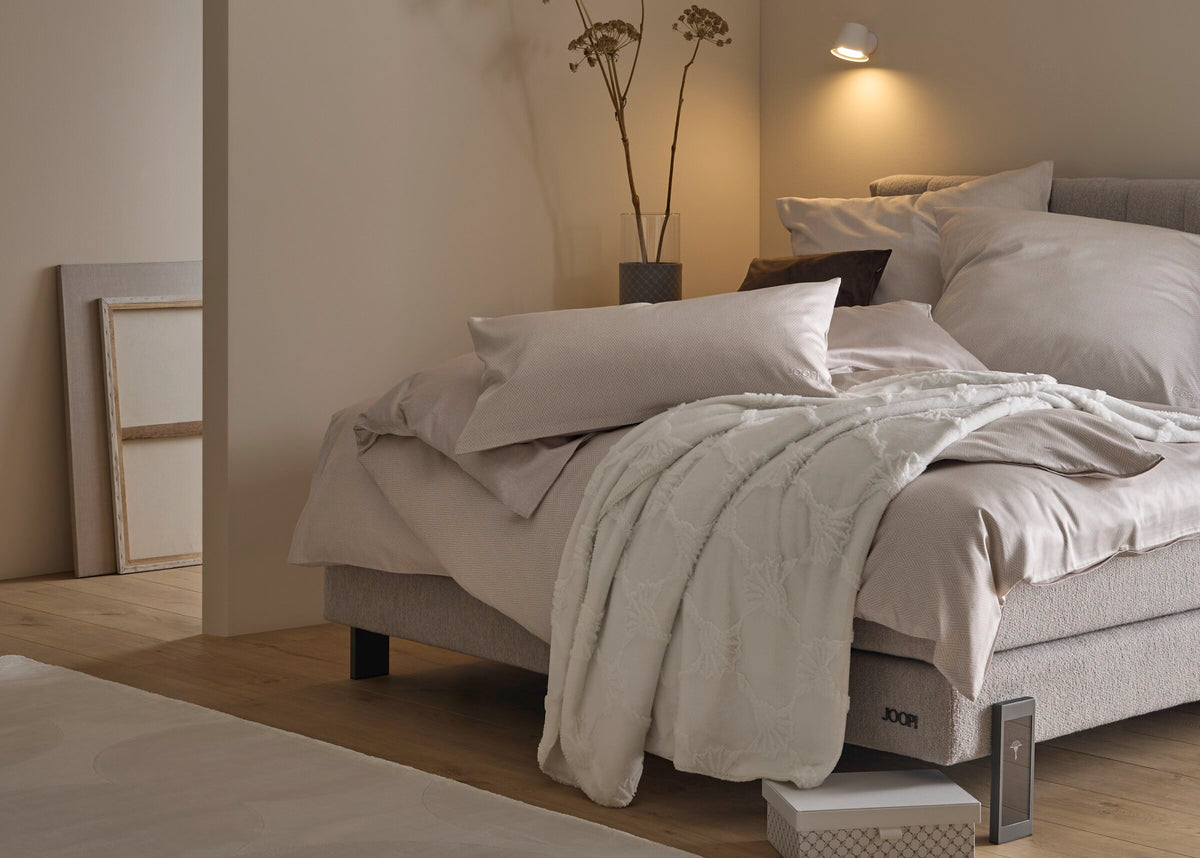 JOOP! HERRINGBONE Kissenbezug 80x80 cm, Cream