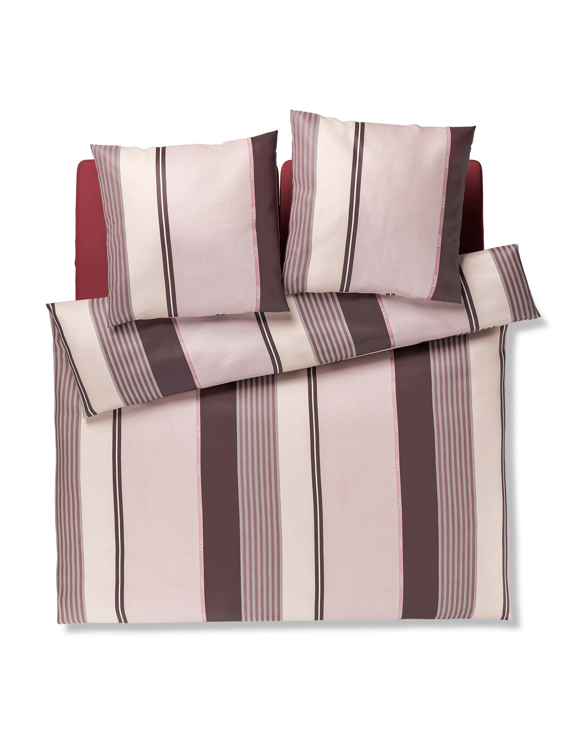 JOOP! HERRINGBONE STRIPES Garnitur 200x200 cm, Rose
