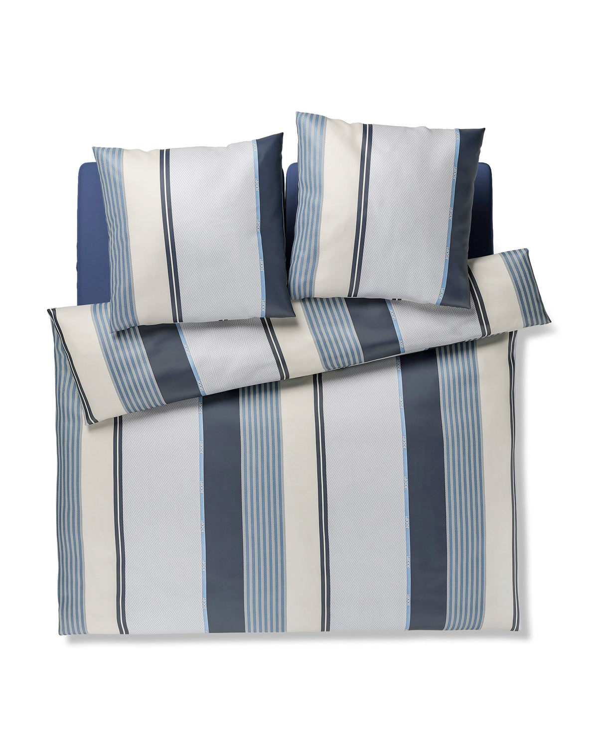 JOOP! HERRINGBONE STRIPES Garnitur 200x200 cm, Ocean