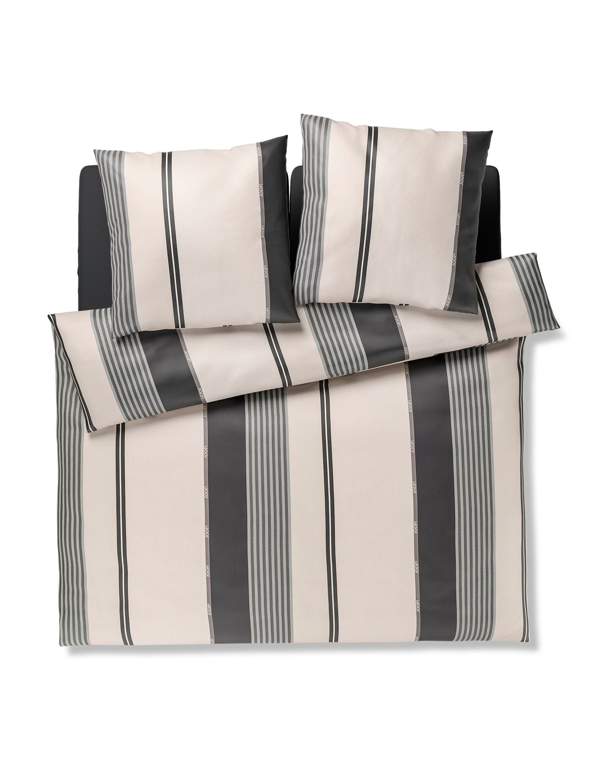 JOOP! HERRINGBONE STRIPES Garnitur 200x200 cm, Black