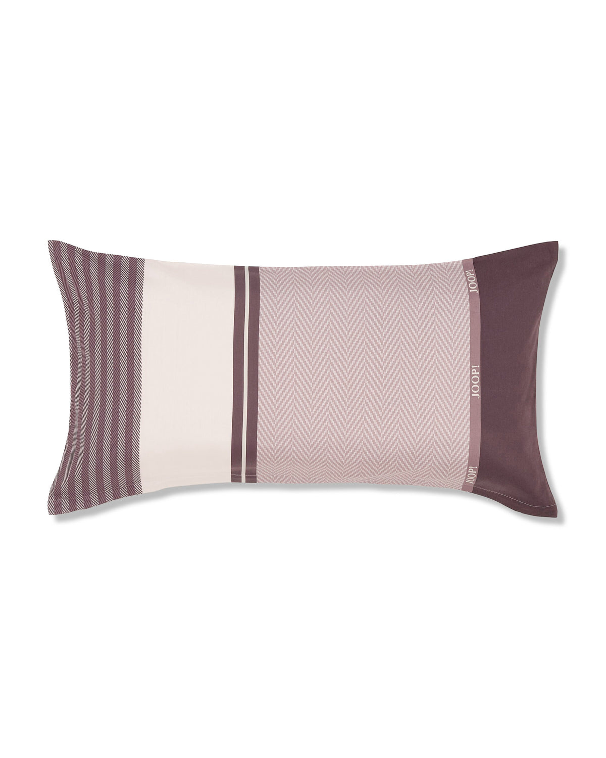 JOOP! HERRINGBONE STRIPES Kissenbezug 40x80 cm, Rose
