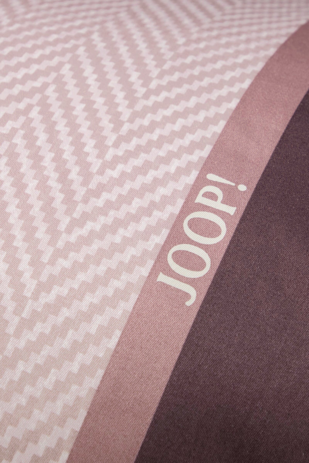 JOOP! HERRINGBONE STRIPES Kissenbezug 40x80 cm, Rose