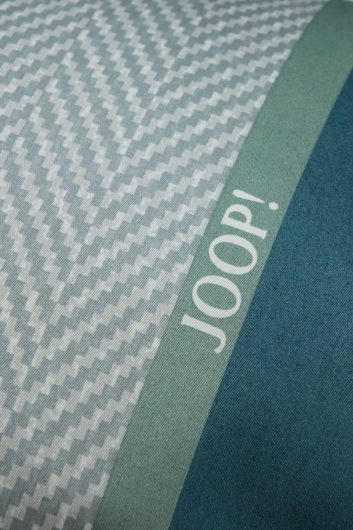 JOOP! HERRINGBONE STRIPES Kissenbezug 40x80 cm, Emerald