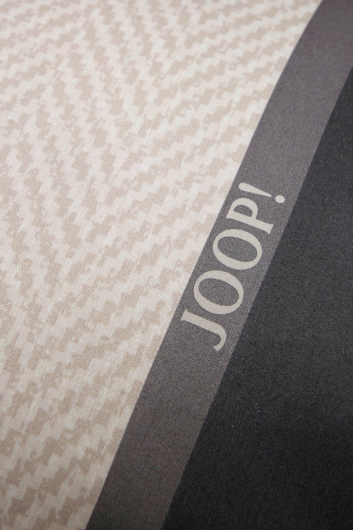 JOOP! HERRINGBONE STRIPES Kissenbezug 80x80 cm, Black