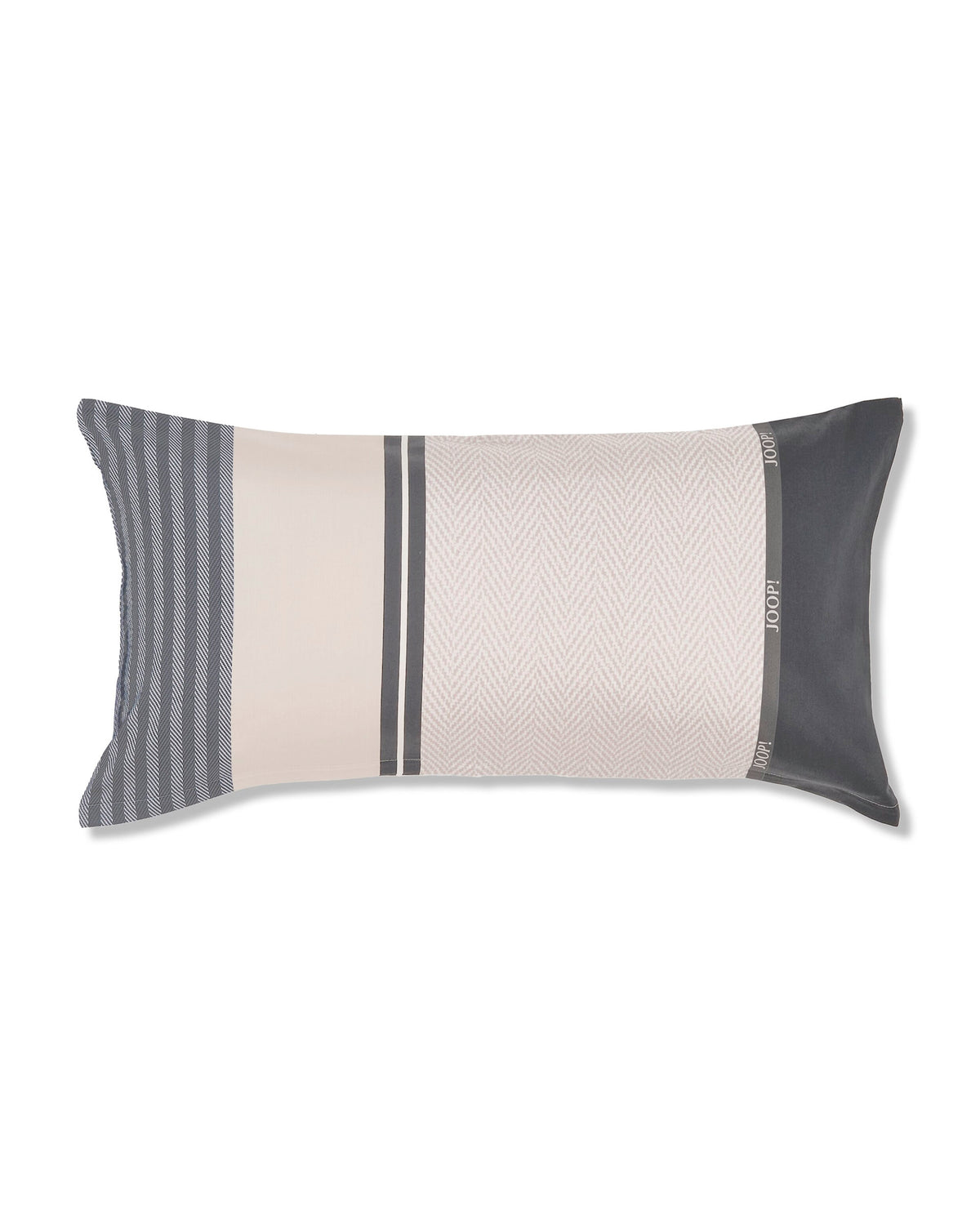 JOOP! HERRINGBONE STRIPES Kissenbezug 40x80 cm, Black