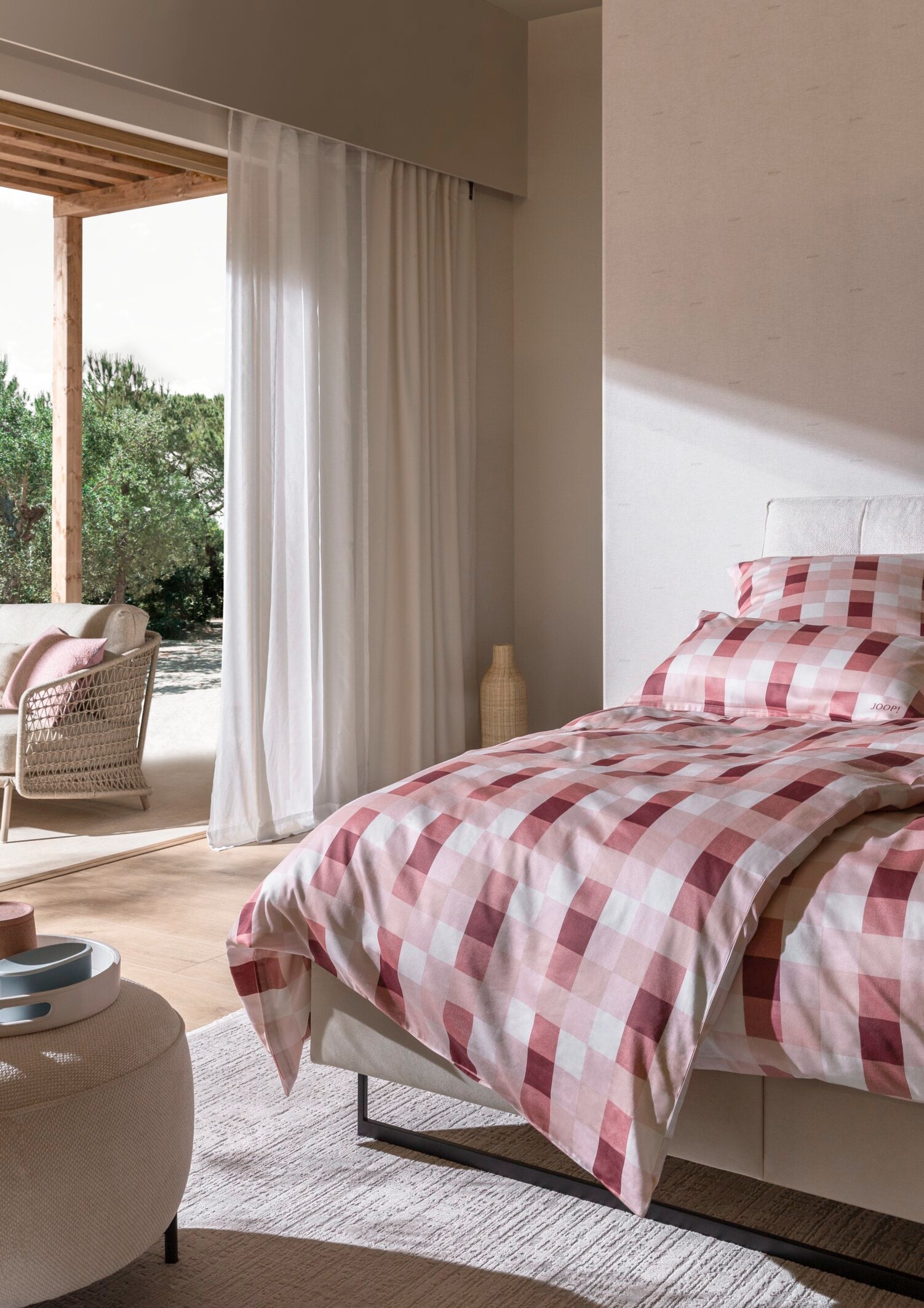 JOOP! MESH Garnitur 155x220 cm, Blush