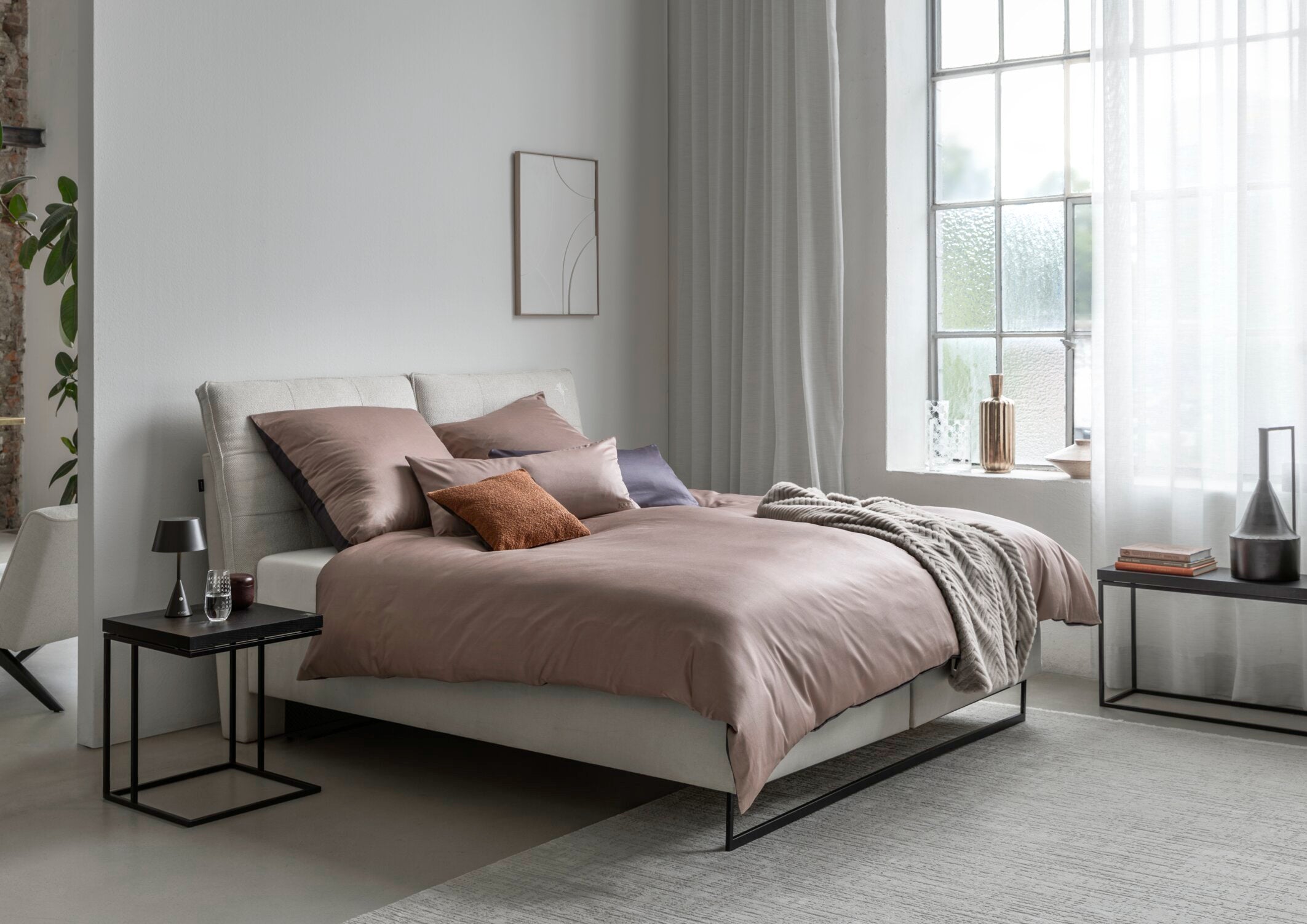 JOOP! MICRO PATTERN Garnitur 155x220 cm, Karamell