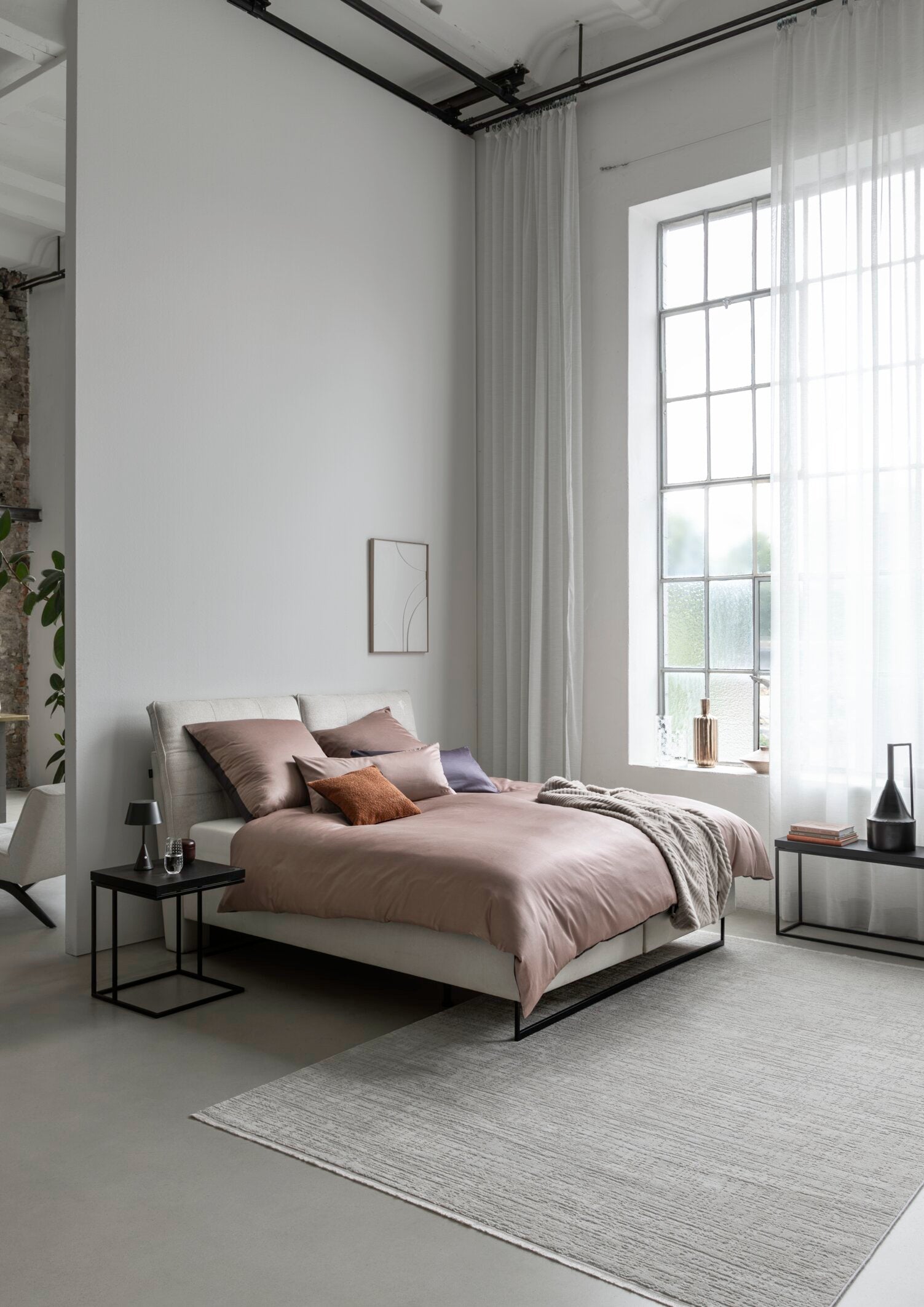 JOOP! MICRO PATTERN Garnitur 155x220 cm, Karamell