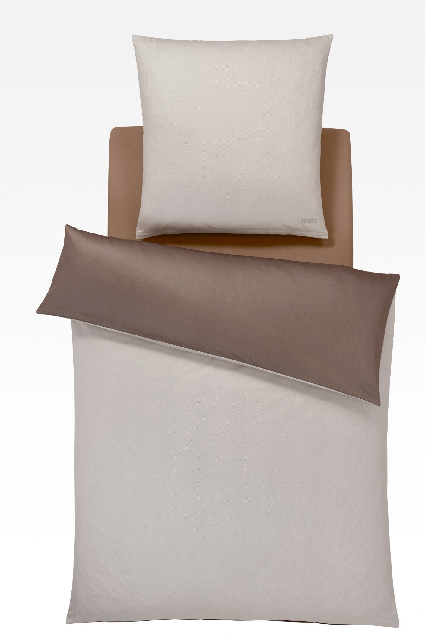 JOOP! MICRO PATTERN Garnitur 135x200 cm, Haselnuss