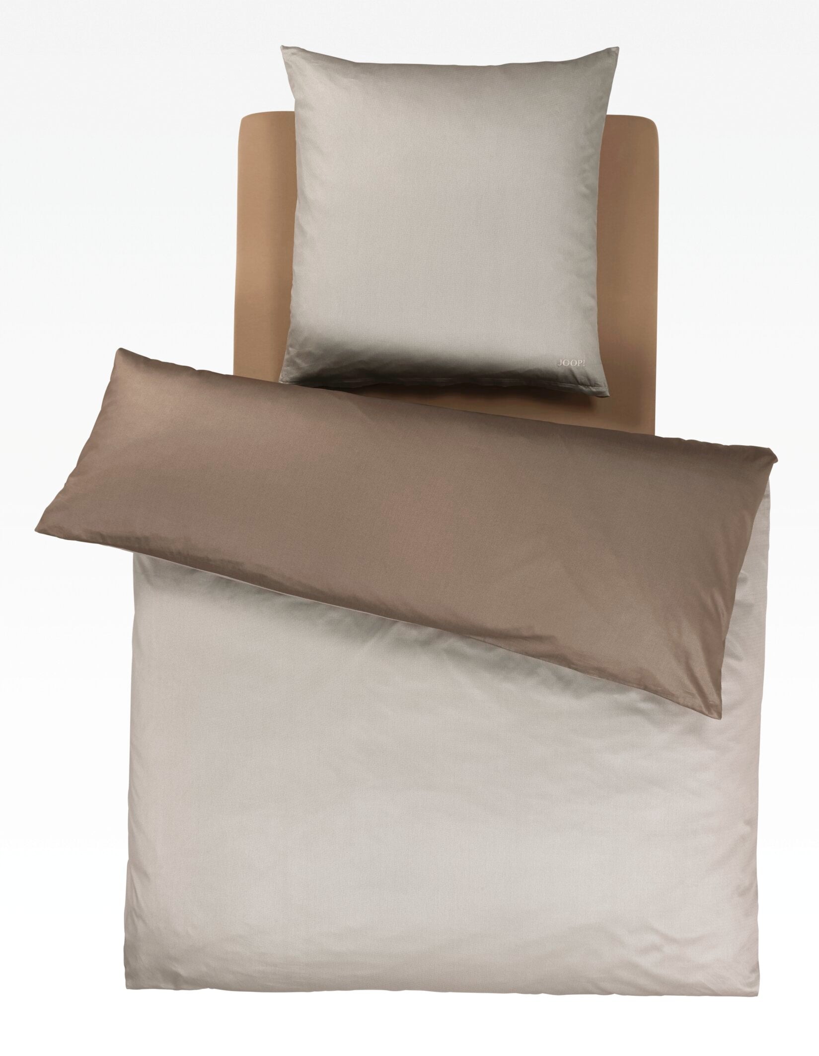 JOOP! MICRO PATTERN Garnitur 155x220 cm, Haselnuss