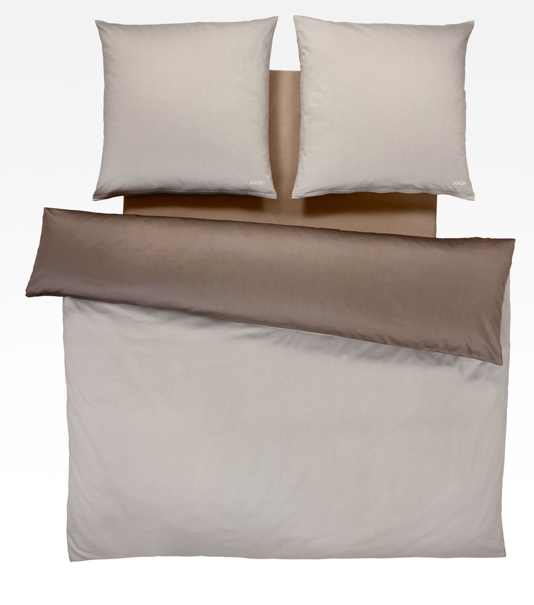 JOOP! MICRO PATTERN Garnitur 200x220 cm, Haselnuss