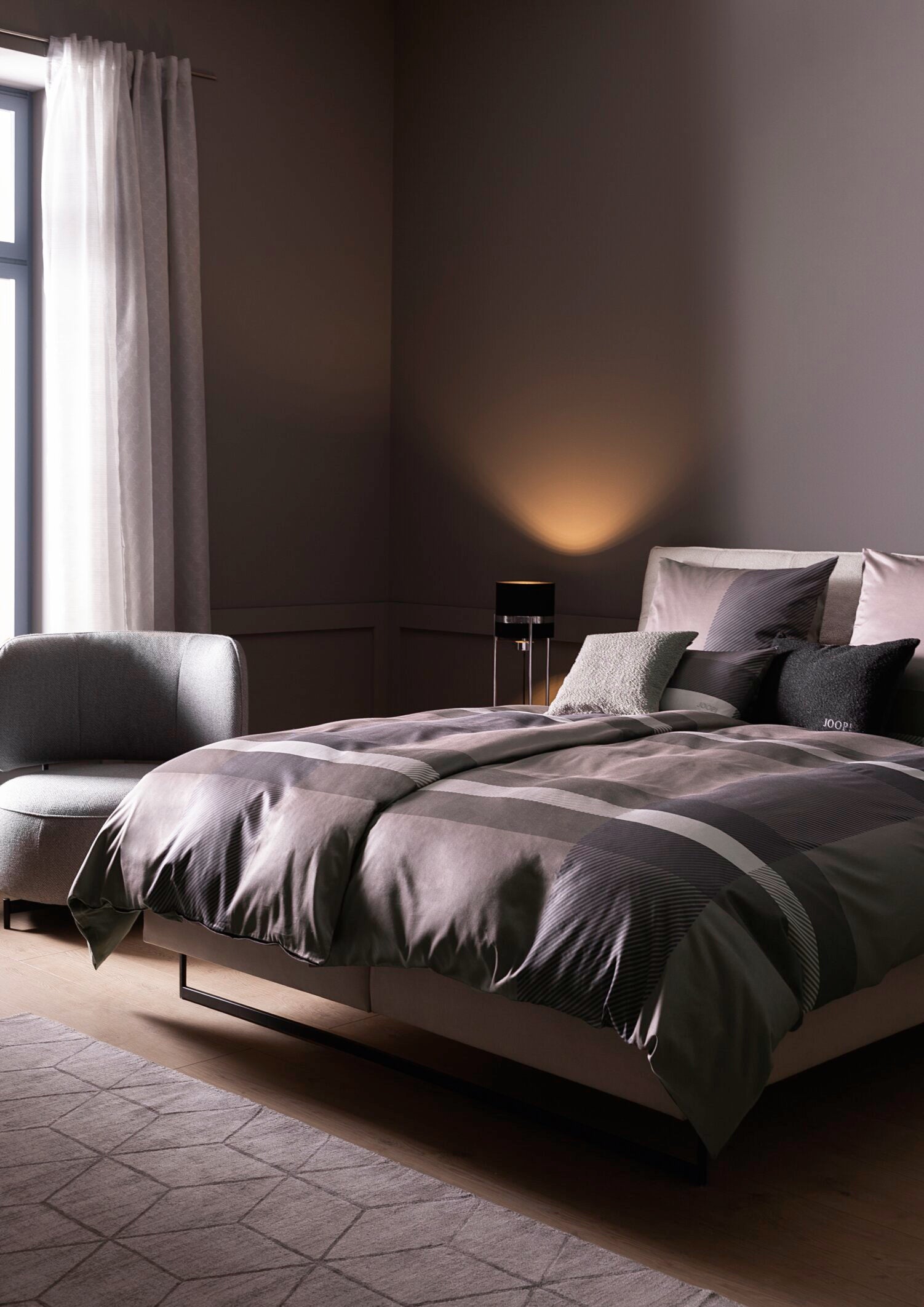 JOOP! MODERN Kissenbezug 80x80 cm, Stone