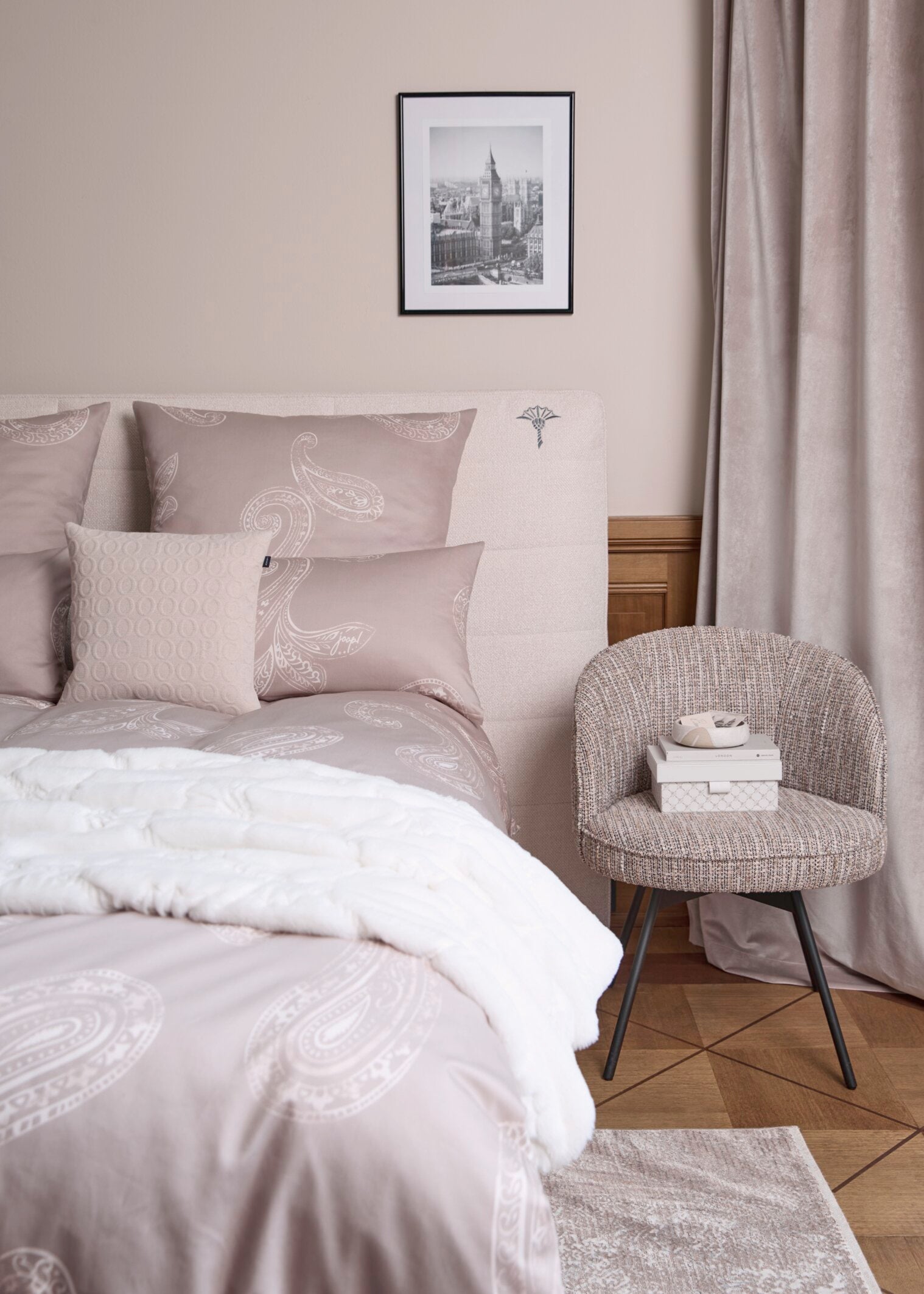 JOOP! PAISLEY Garnitur 200x200 cm, Taupe