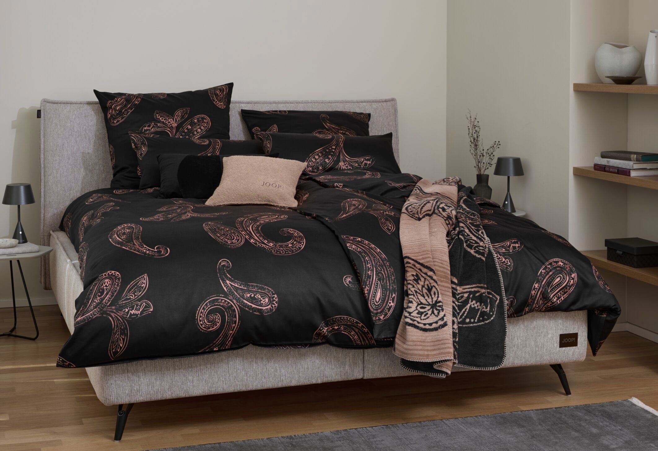JOOP! PAISLEY Kissenbezug 80x80 cm, Black