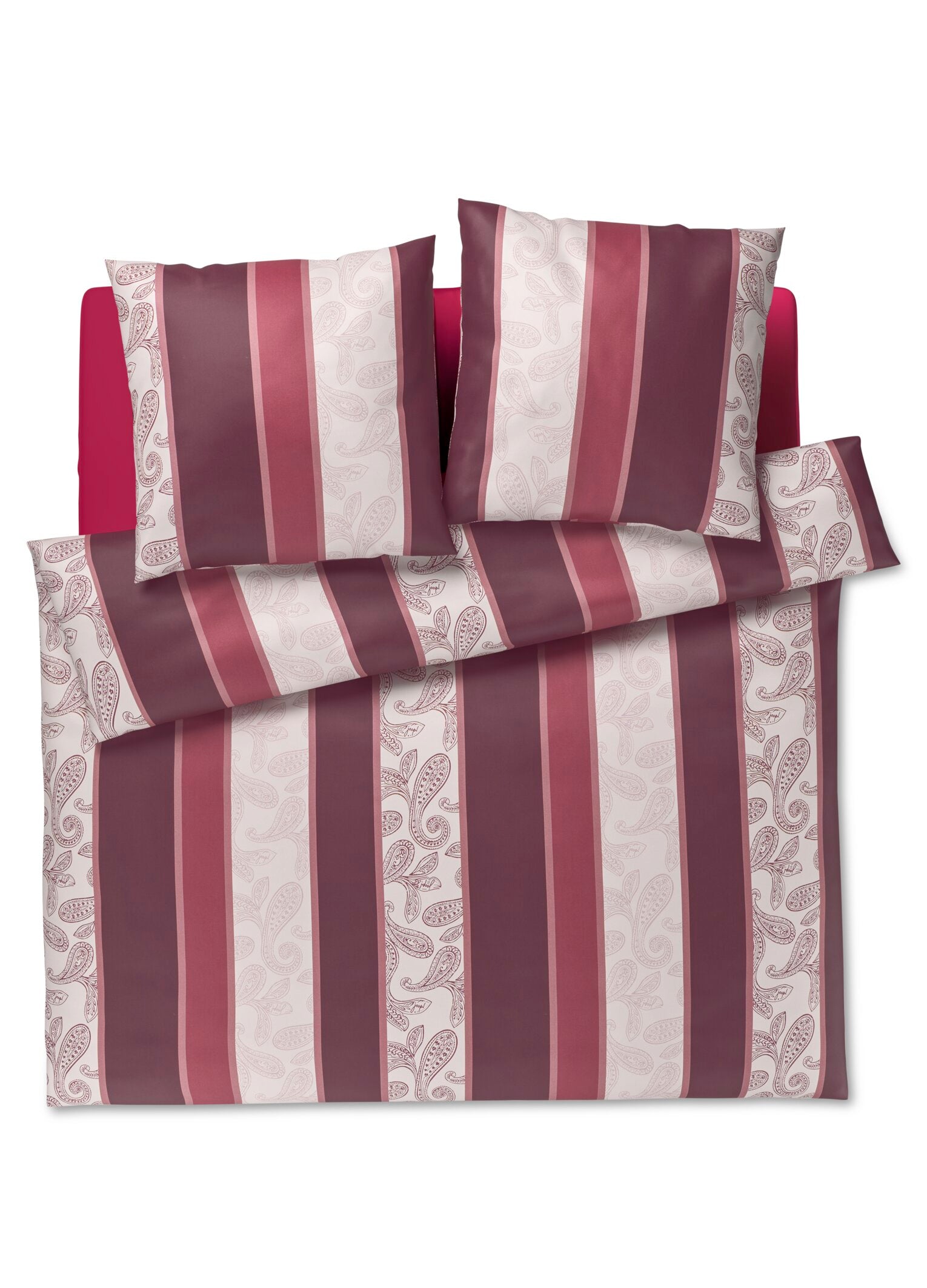 JOOP! PAISLEY STRIPES Garnitur 200x200 cm, Rouge