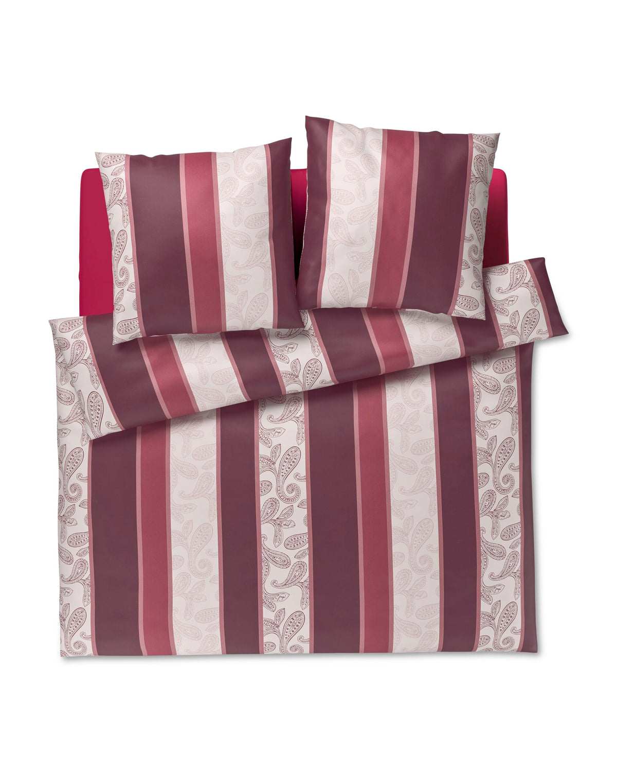 JOOP! PAISLEY STRIPES Garnitur 200x200 cm, Rouge