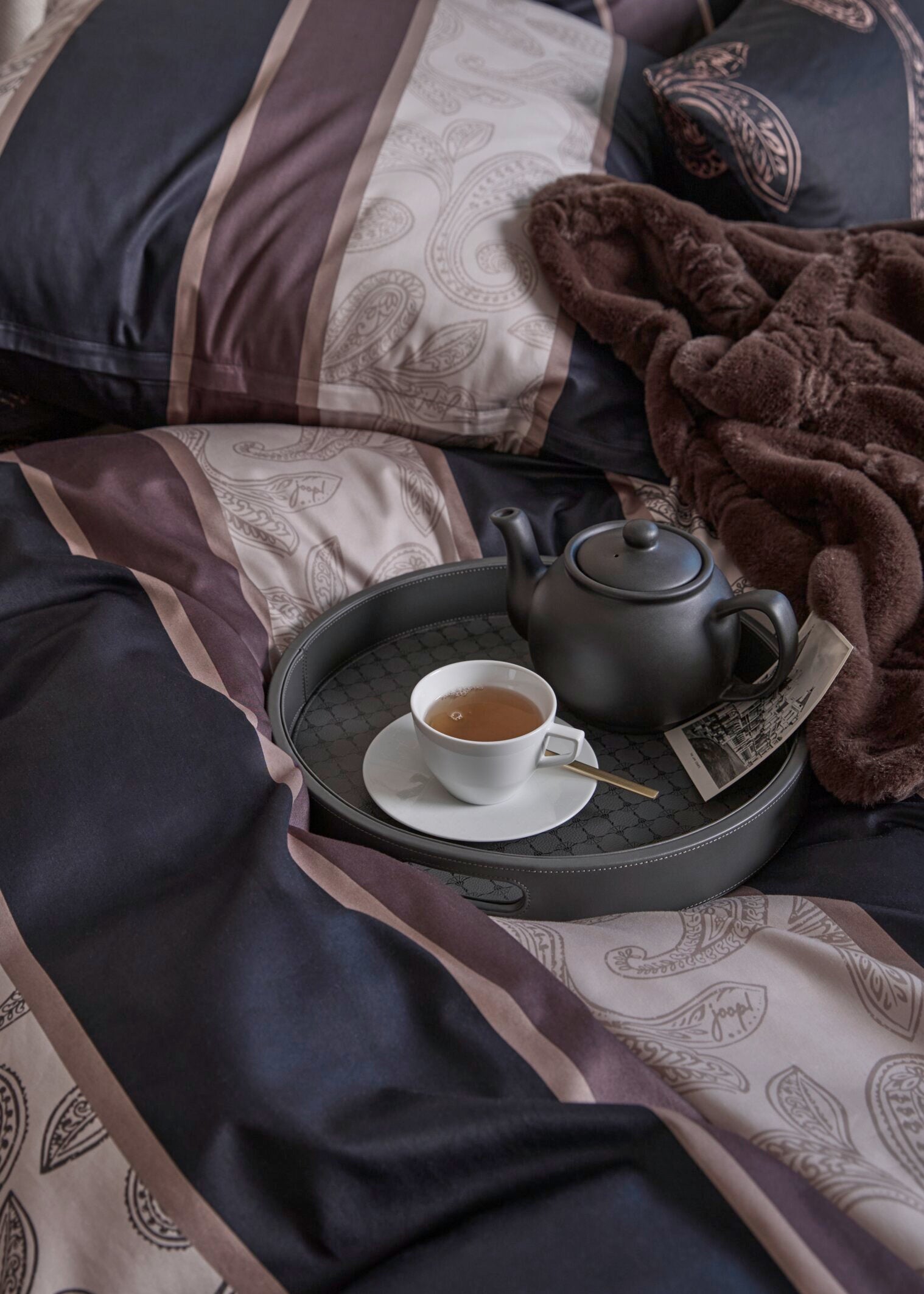 JOOP! PAISLEY STRIPES Garnitur 135x200 cm, Black