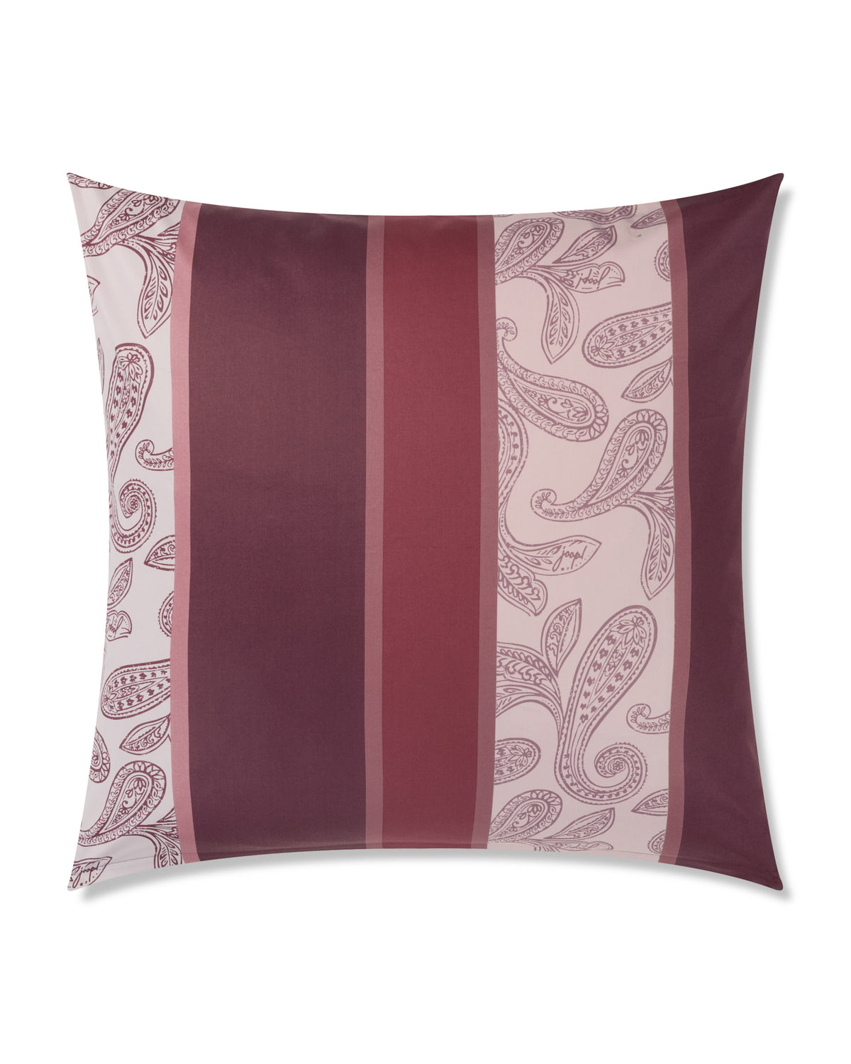 YOOP! PAISLEY STRIPES cushion cover 80x80 cm, blush