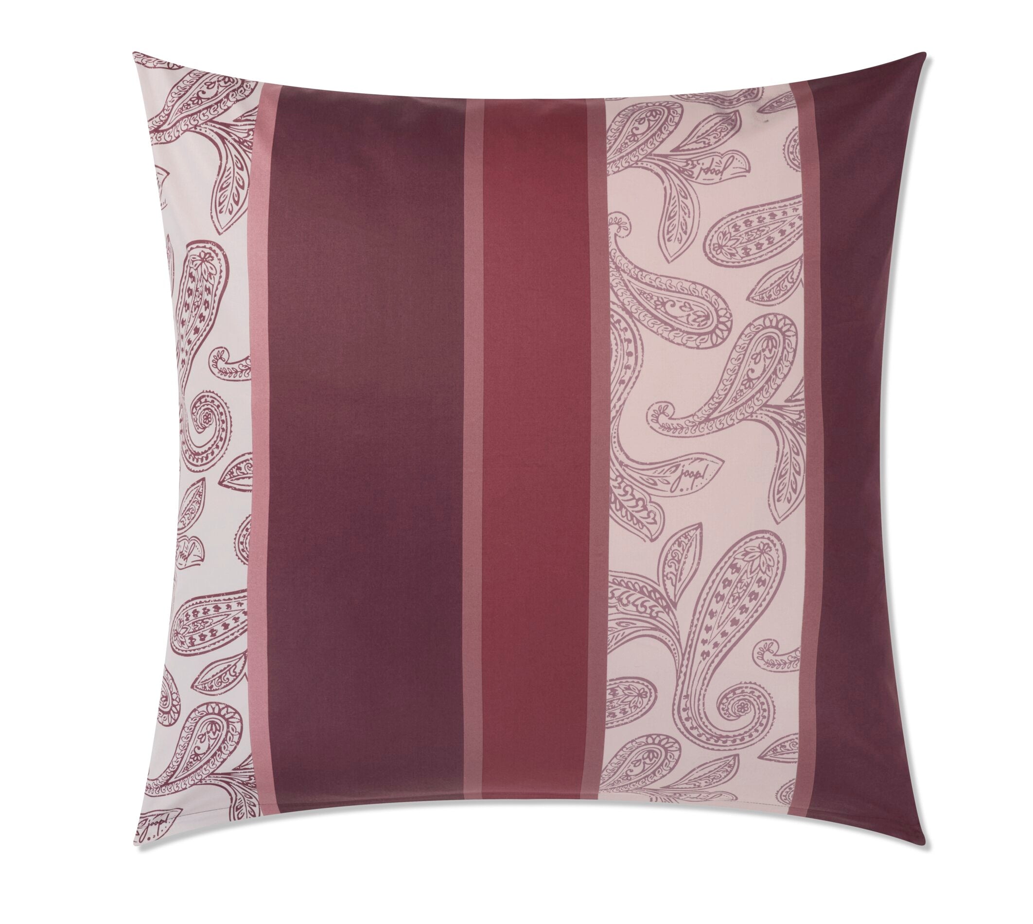 JOOP! PAISLEY STRIPES Kissenbezug 80x80 cm, Rouge