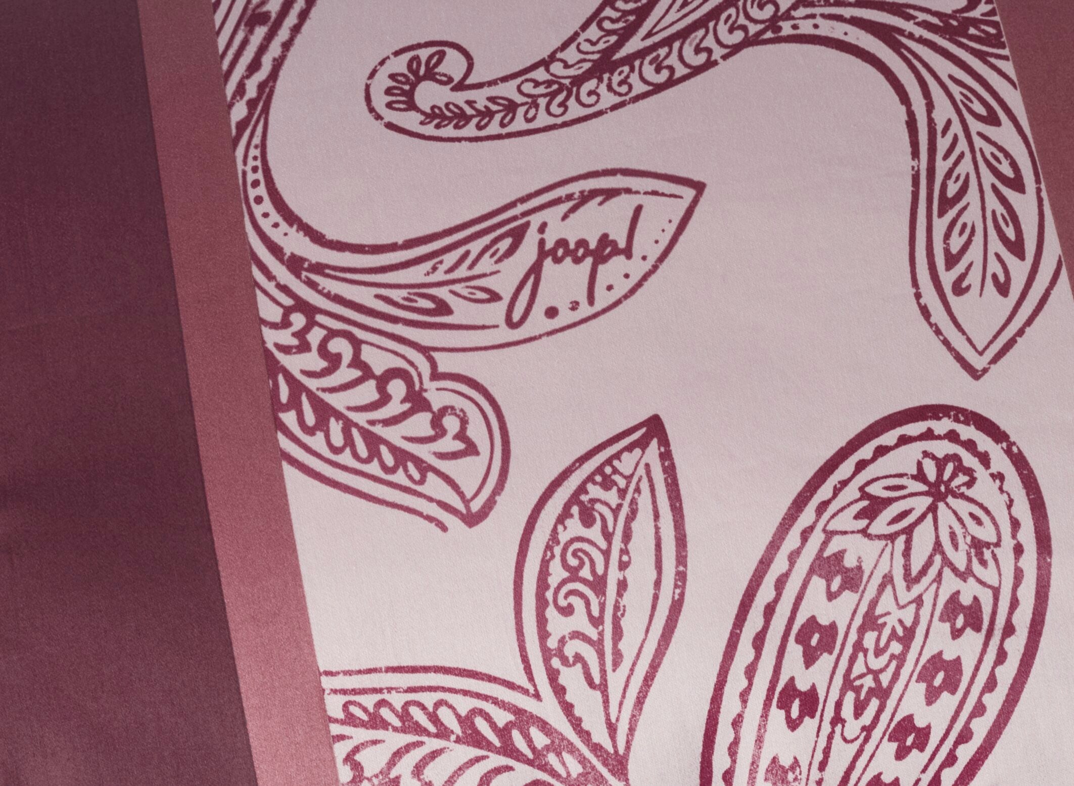 JOOP! PAISLEY STRIPES Kissenbezug 80x80 cm, Rouge