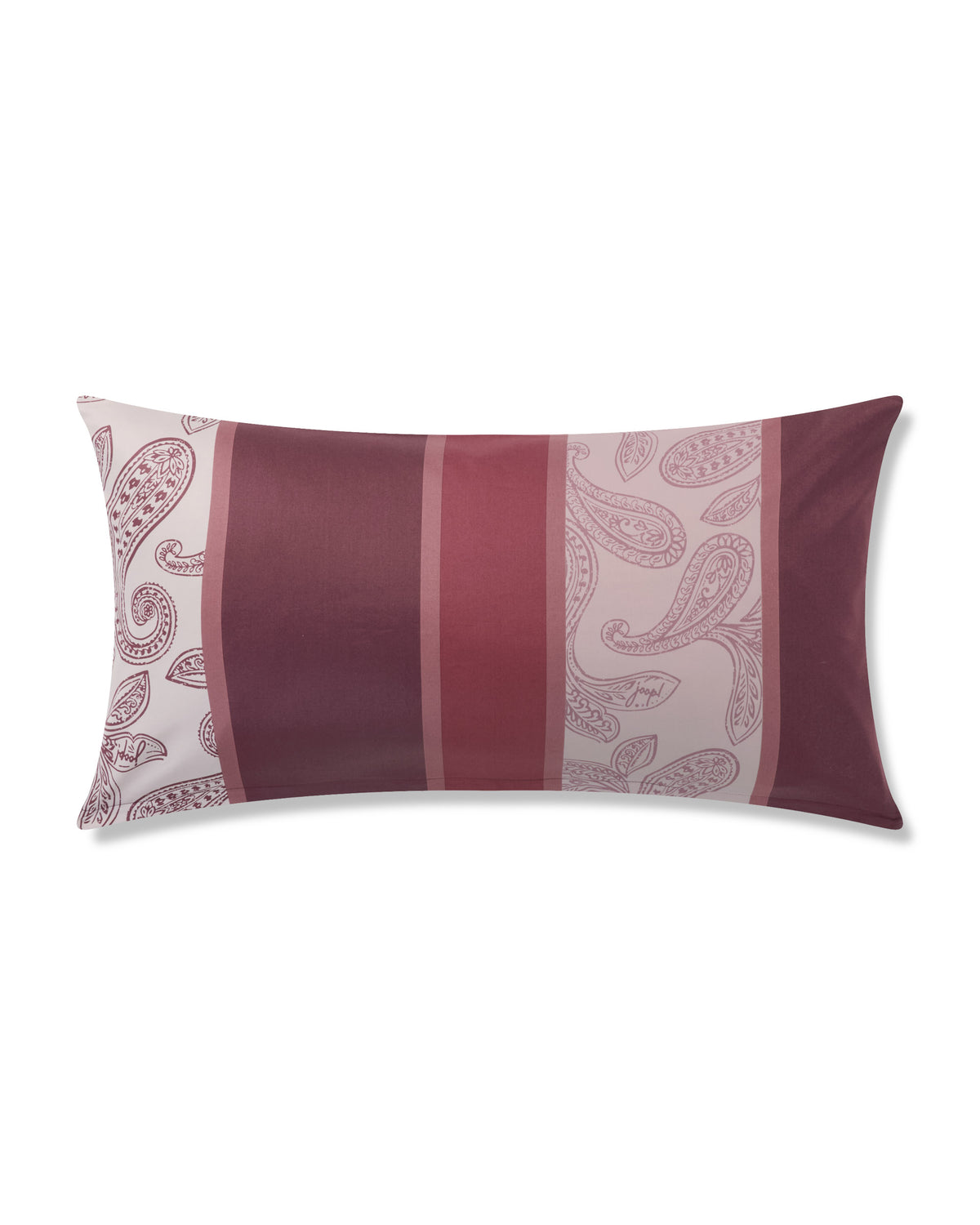 JOOP! PAISLEY STRIPES Kissenbezug 40x80 cm, Rouge