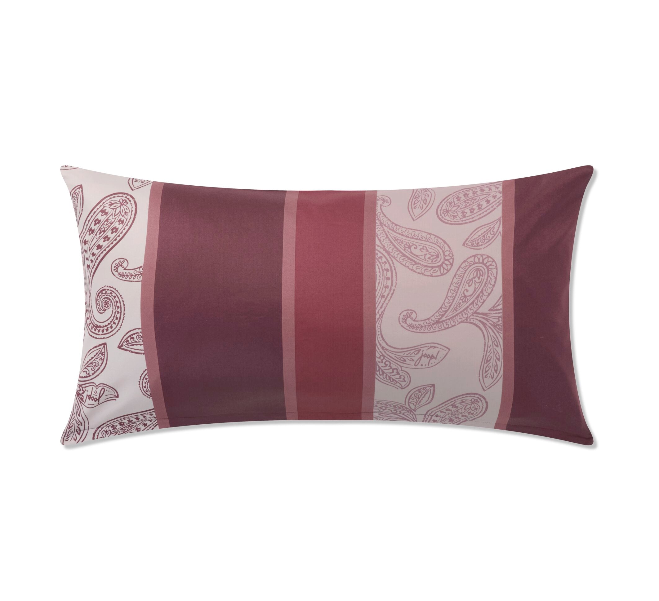 JOOP! PAISLEY STRIPES Kissenbezug 40x80 cm, Rouge
