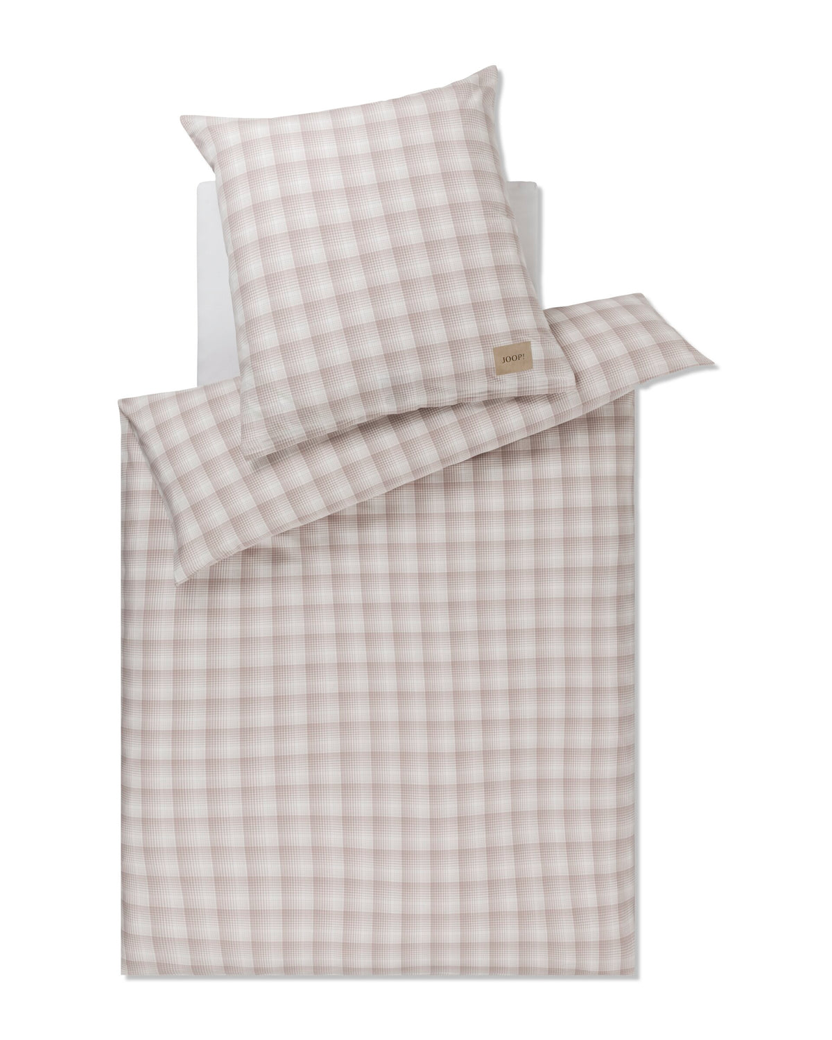JOOP! SOFT CHECKS Garnitur 155x220 cm, Cream