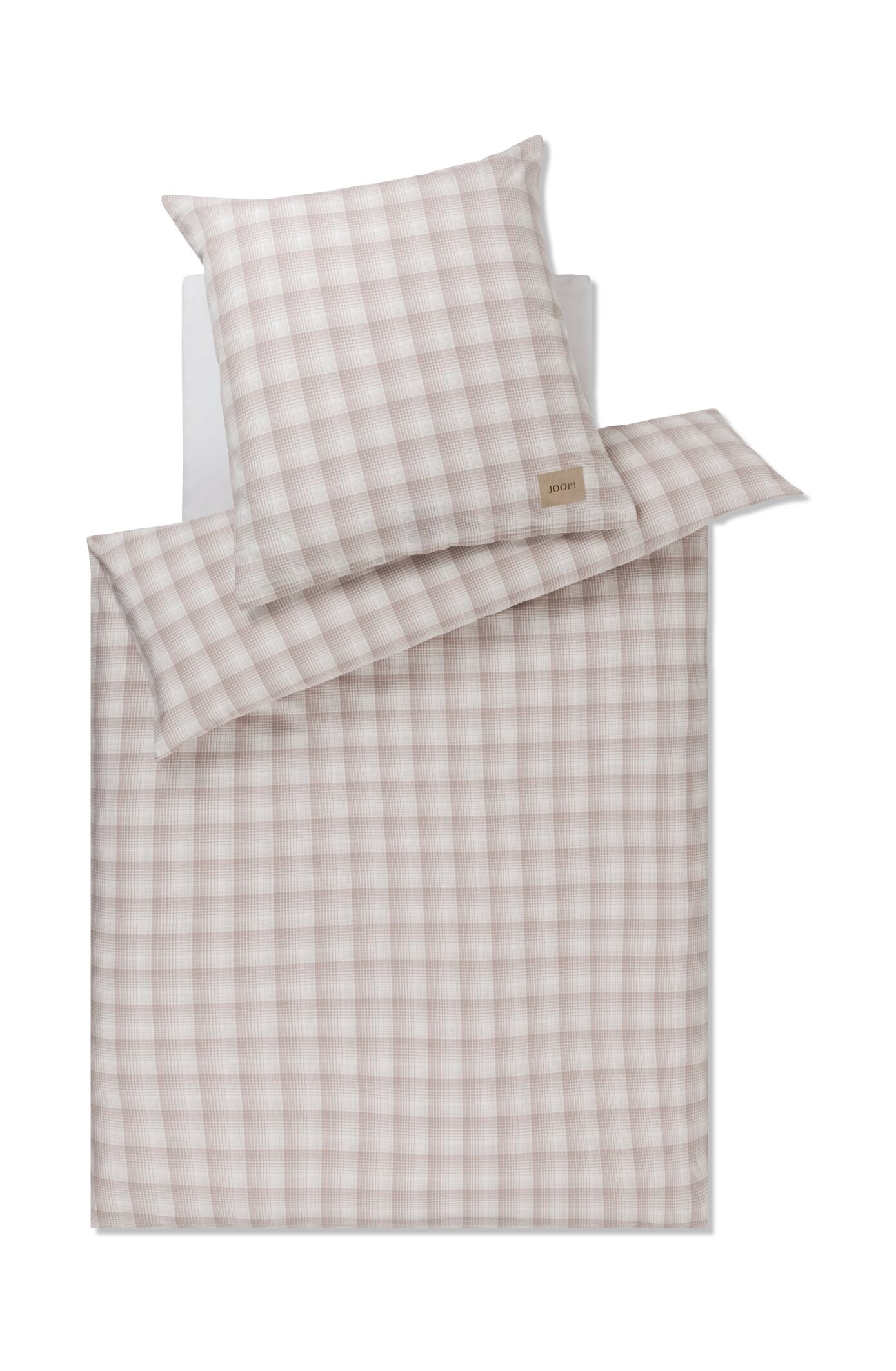 JOOP! SOFT CHECKS Garnitur 155x220 cm, Cream