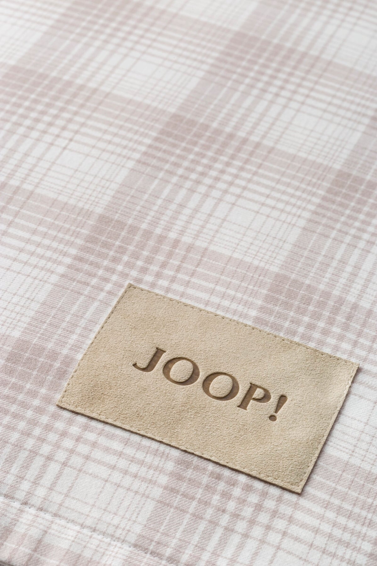 JOOP! SOFT CHECKS Garnitur 155x220 cm, Cream