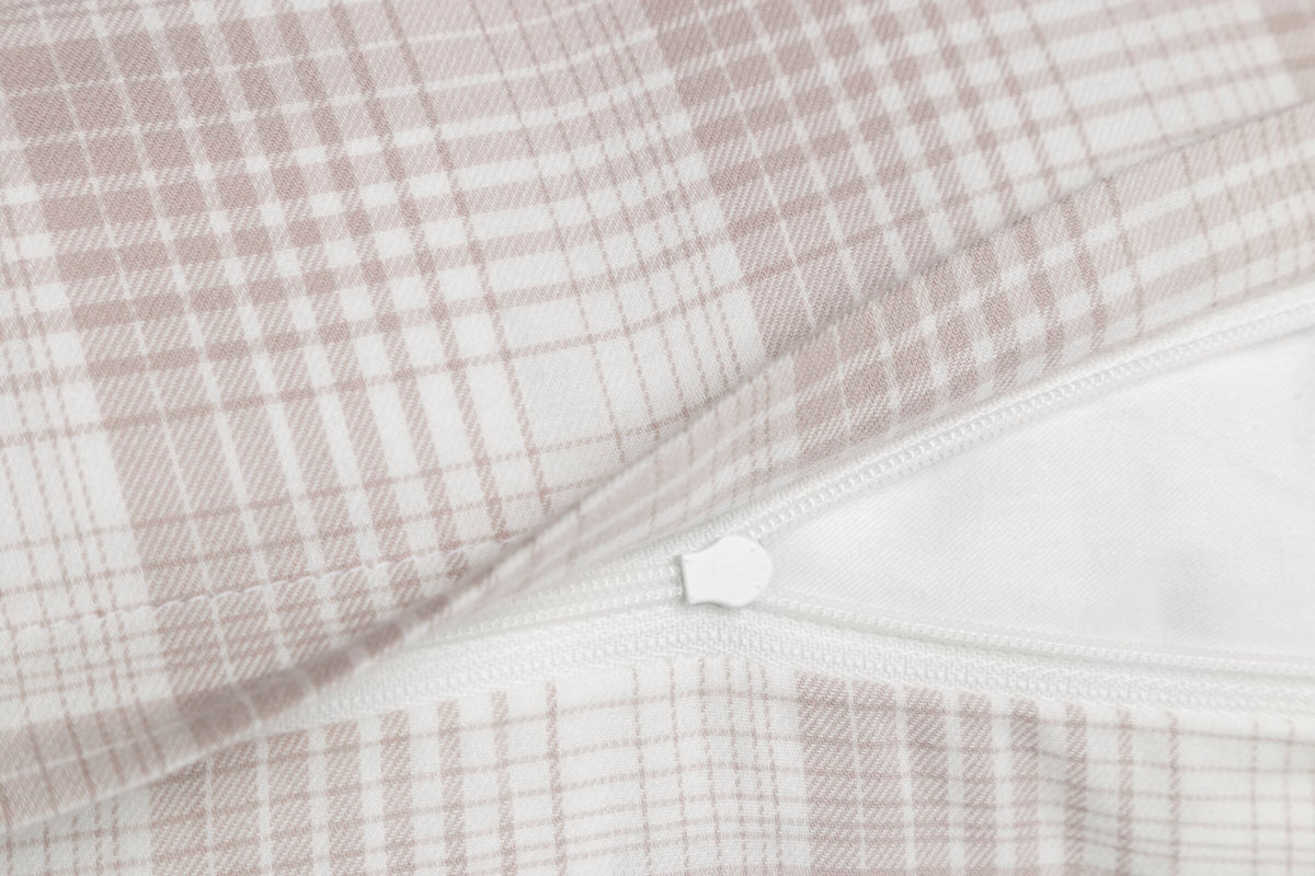 JOOP! SOFT CHECKS Garnitur 155x220 cm, Cream