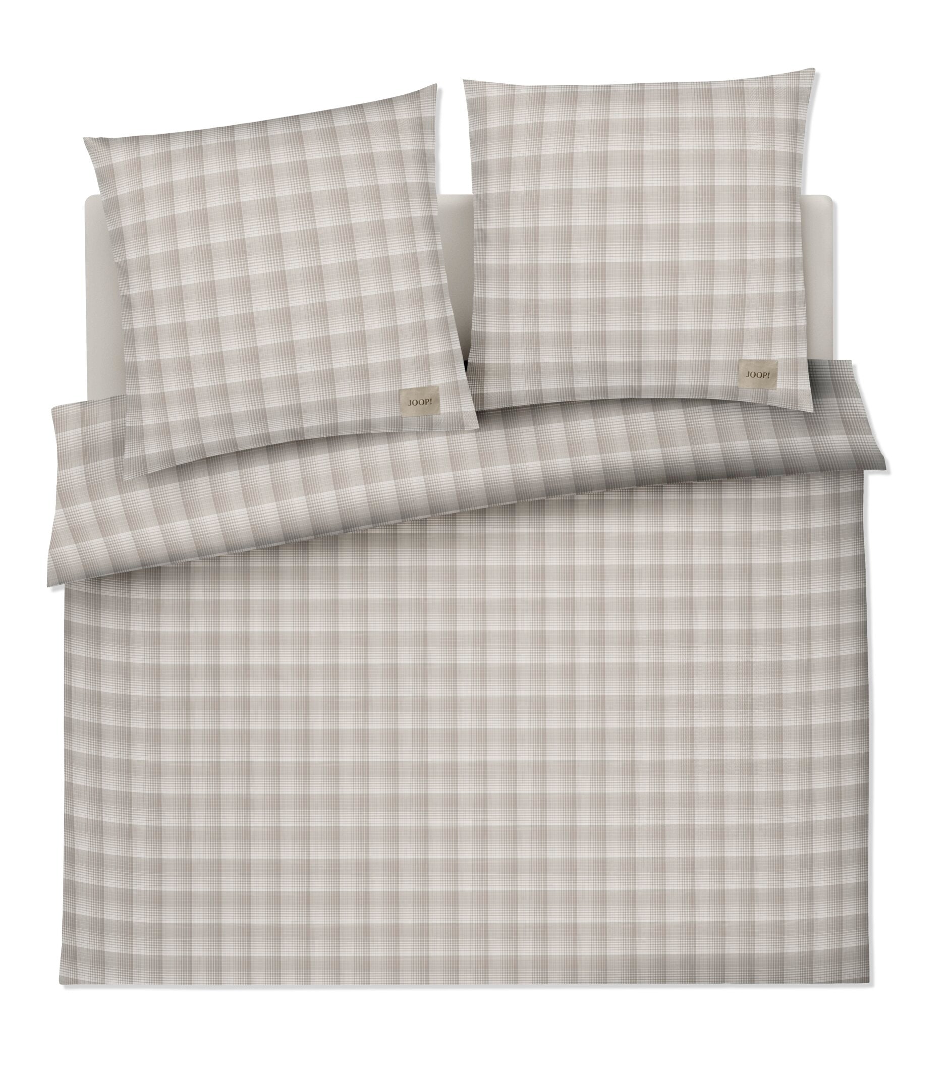JOOP! SOFT CHECKS Garnitur 200x200 cm, Cream