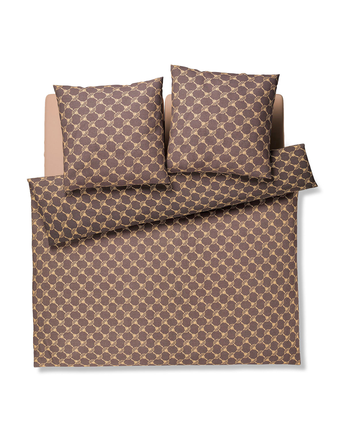 JOOP! SOFT CORNFLOWER Bedding Set 200x200 cm, Brown