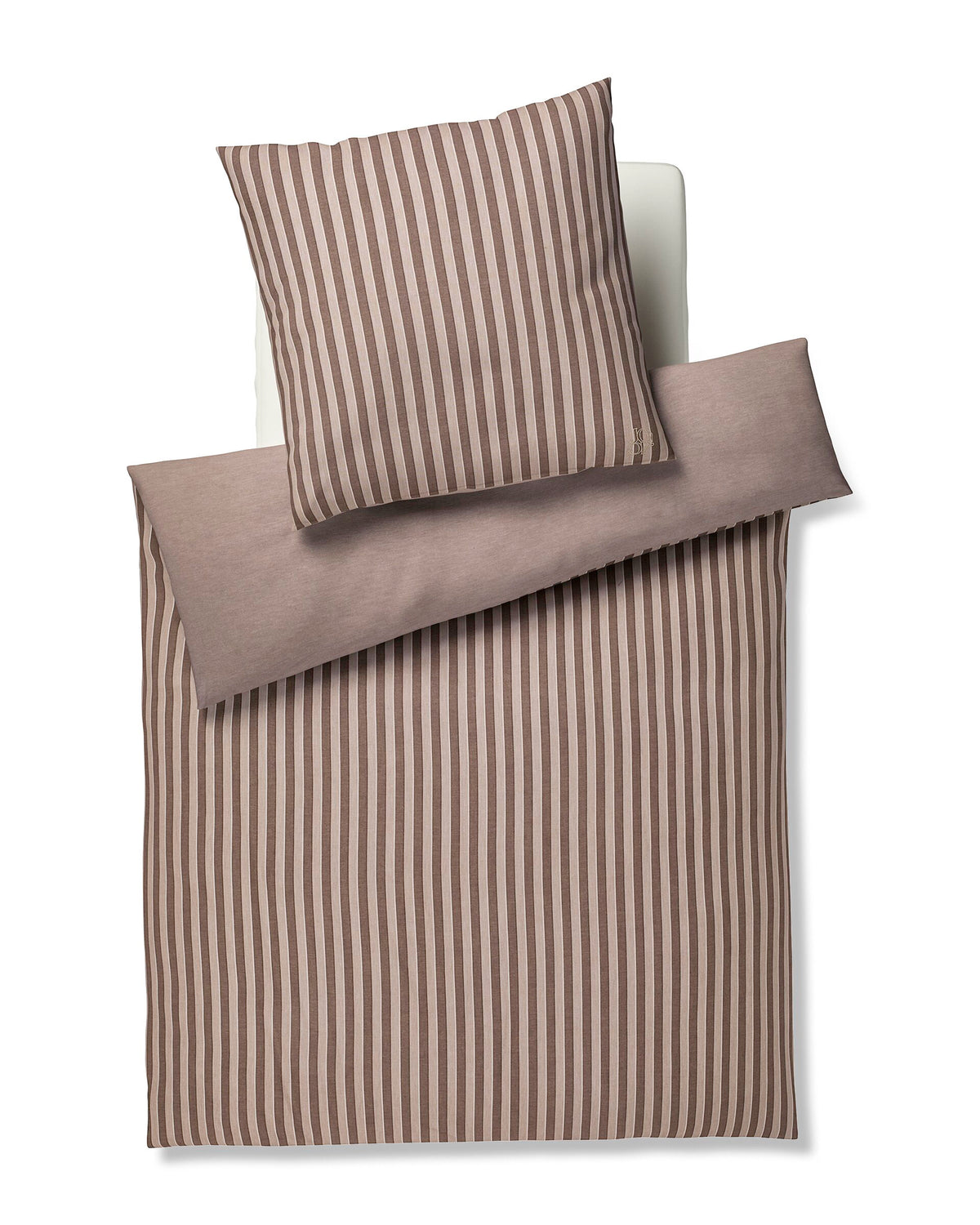 JOOP! SOFT LINES Duvet Cover Set 135x200 cm, Brown