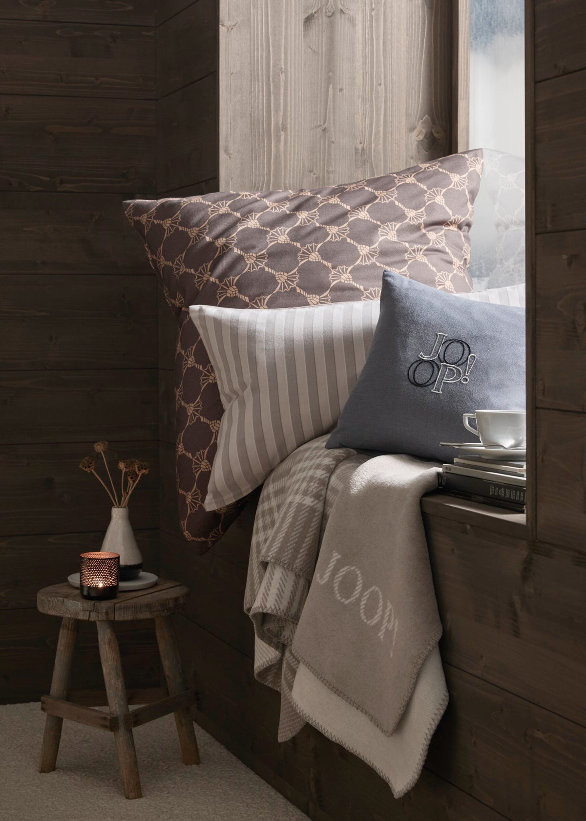 JOOP! SOFT LINES Kissenbezug 40x80 cm, Cream