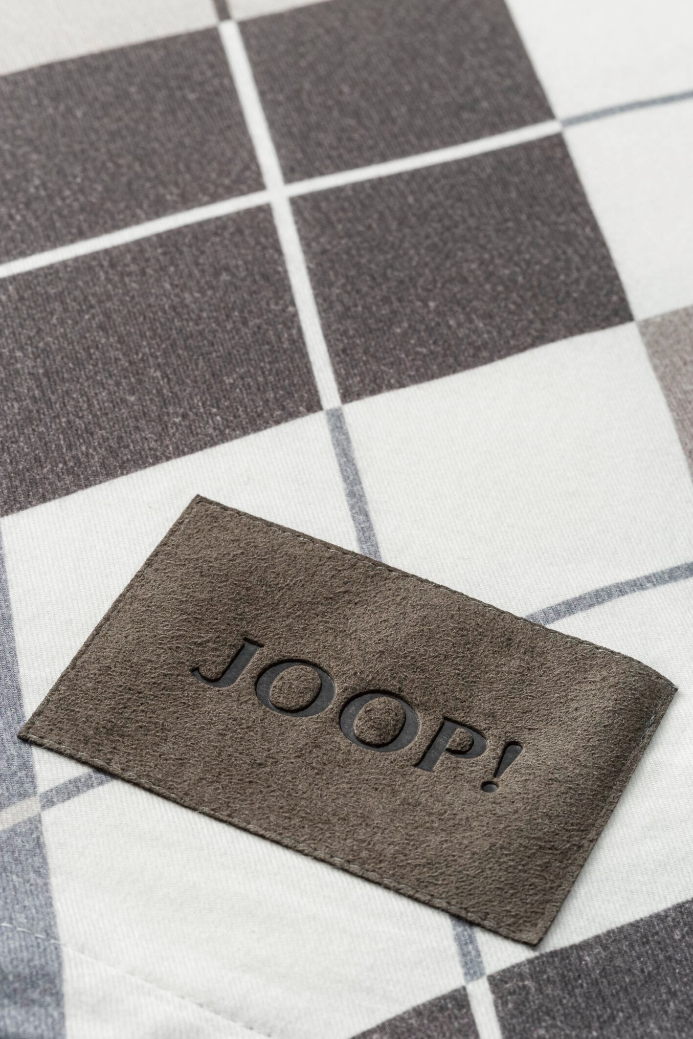 JOOP! SOFT PATTERN Kissenbezug 80x80 cm, Stone
