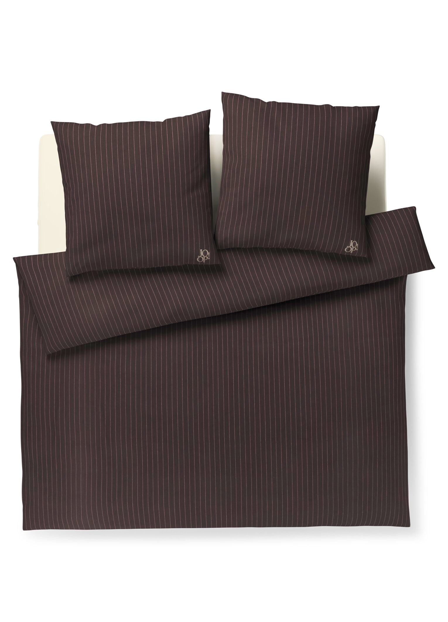 JOOP! SOFT STRIPES Garnitur 200x200 cm, Mocca