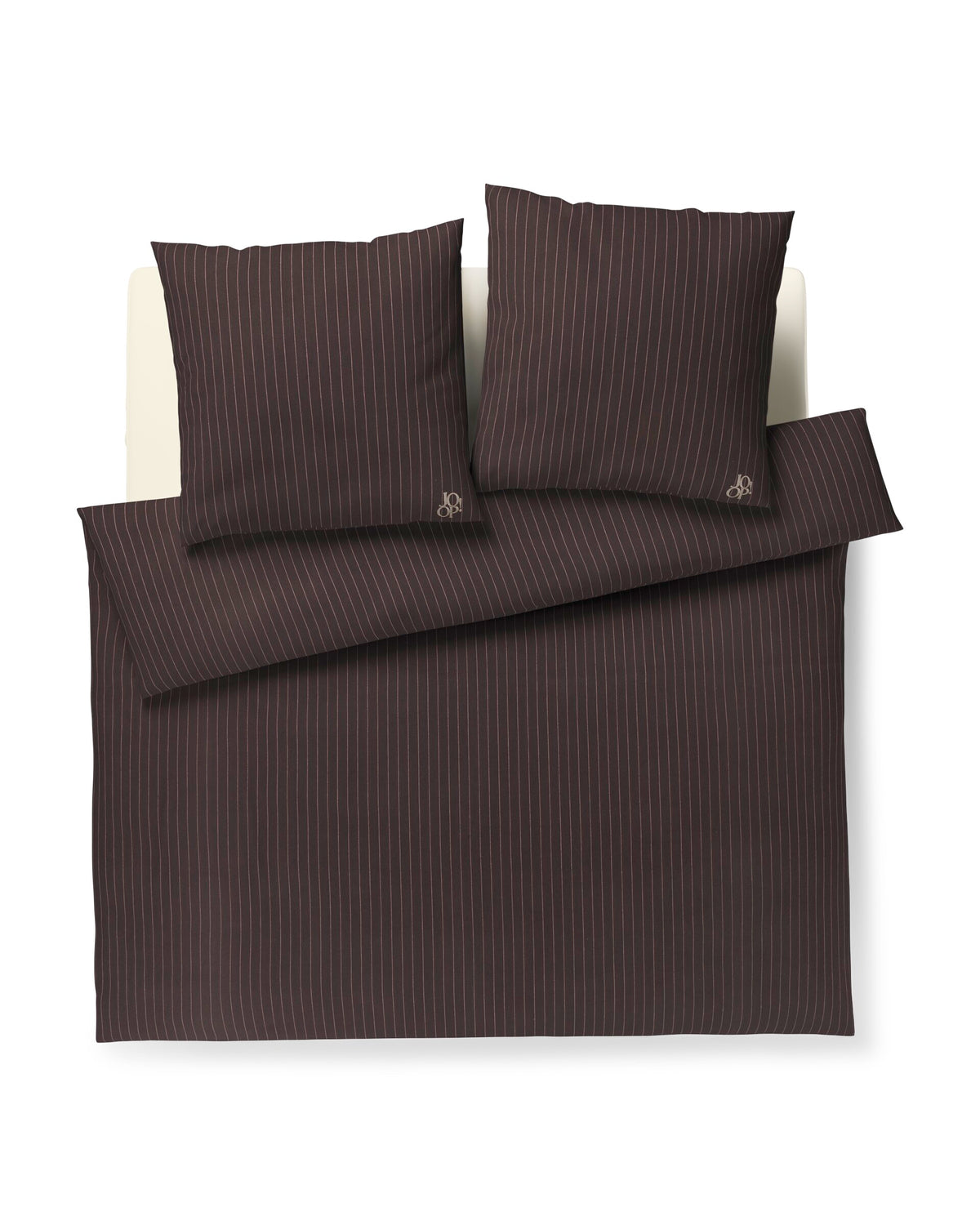 JOOP! SOFT STRIPES Garnitur 200x220 cm, Mocca