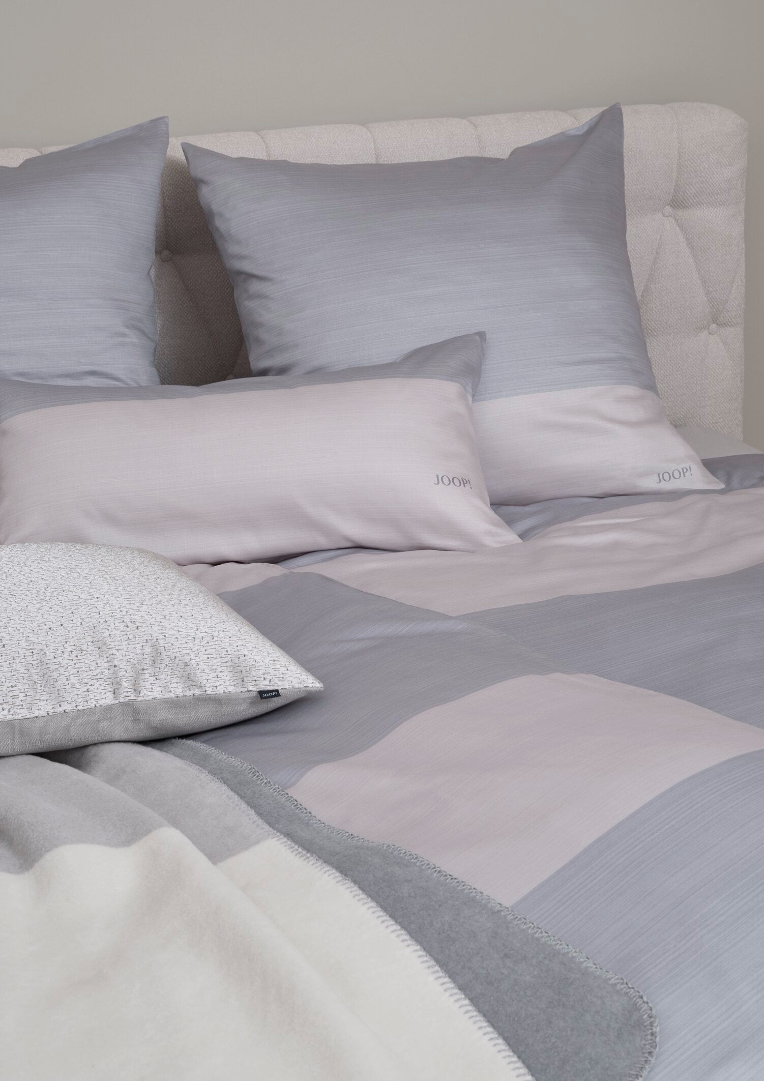 JOOP! SPLIT Kissenbezug 80x80 cm, Stone