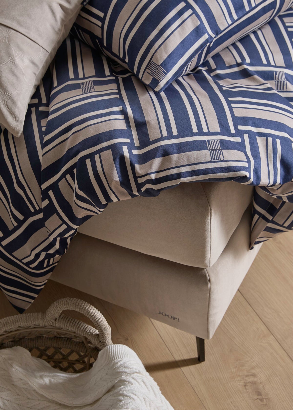 JOOP! WEAVE Kissenbezug 40x80 cm, Navy