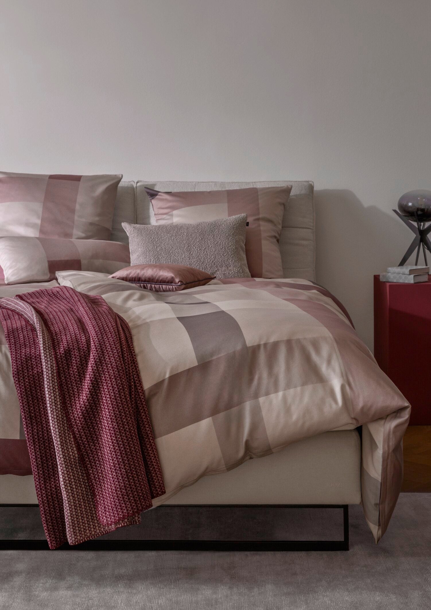 JOOP! WOVEN Kissenbezug 80x80 cm, Blush