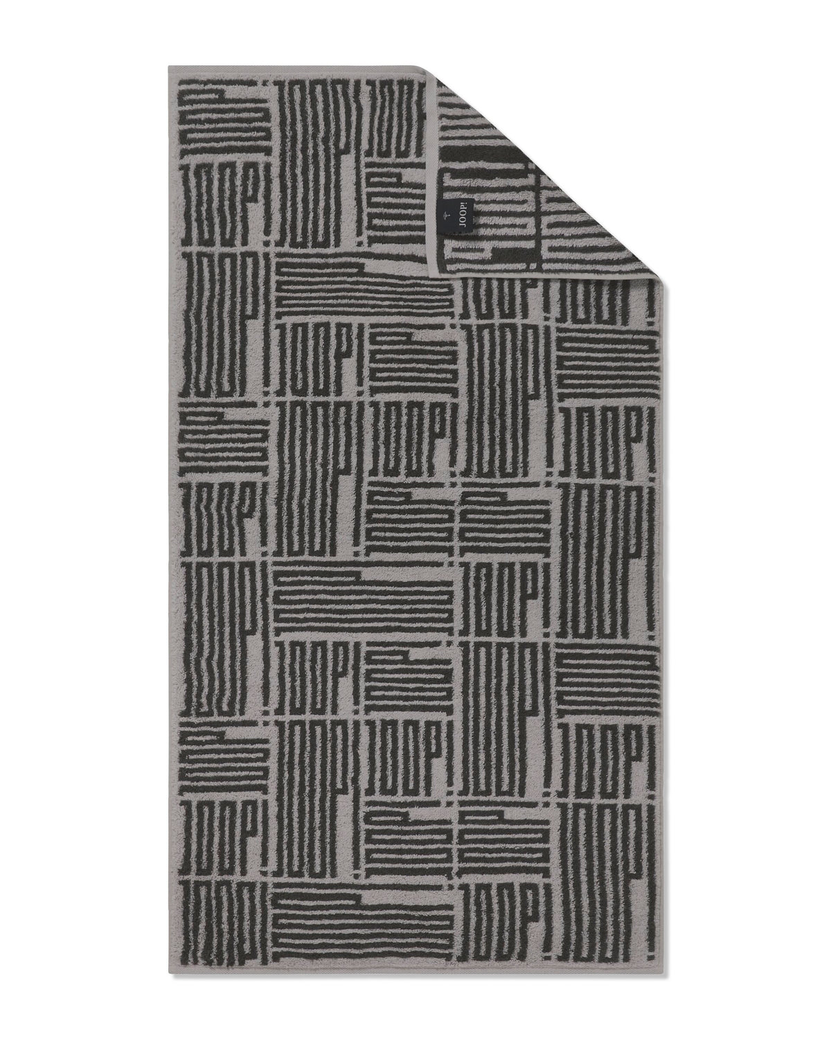 JOOP! BARS ALLOVER Duschtuch 80x150 cm, Platin