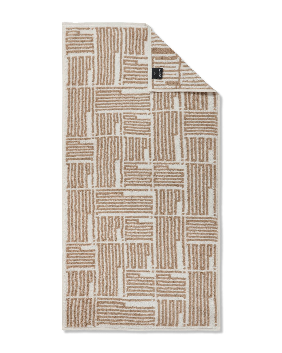 JOOP! BARS ALLOVER Towel 50x100 cm, Cream