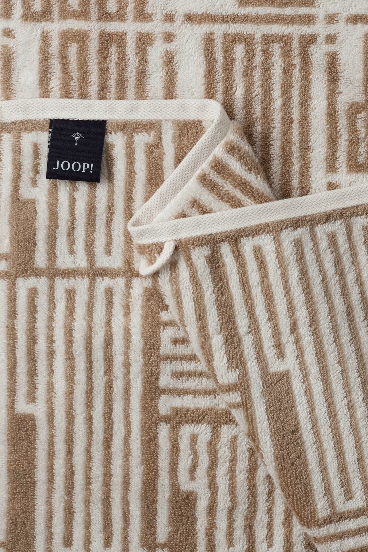 JOOP! BARS ALLOVER Handtuch 50x100 cm, Creme