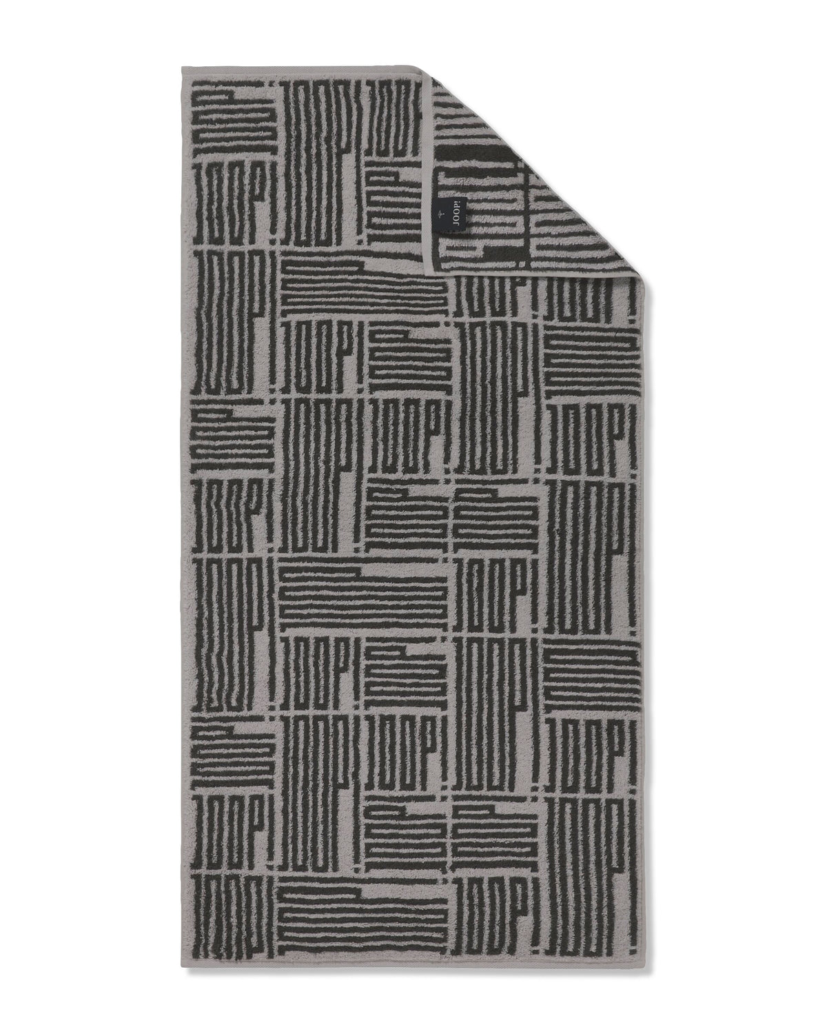 JOOP! BARS ALLOVER Handtuch 50x100 cm, Platin