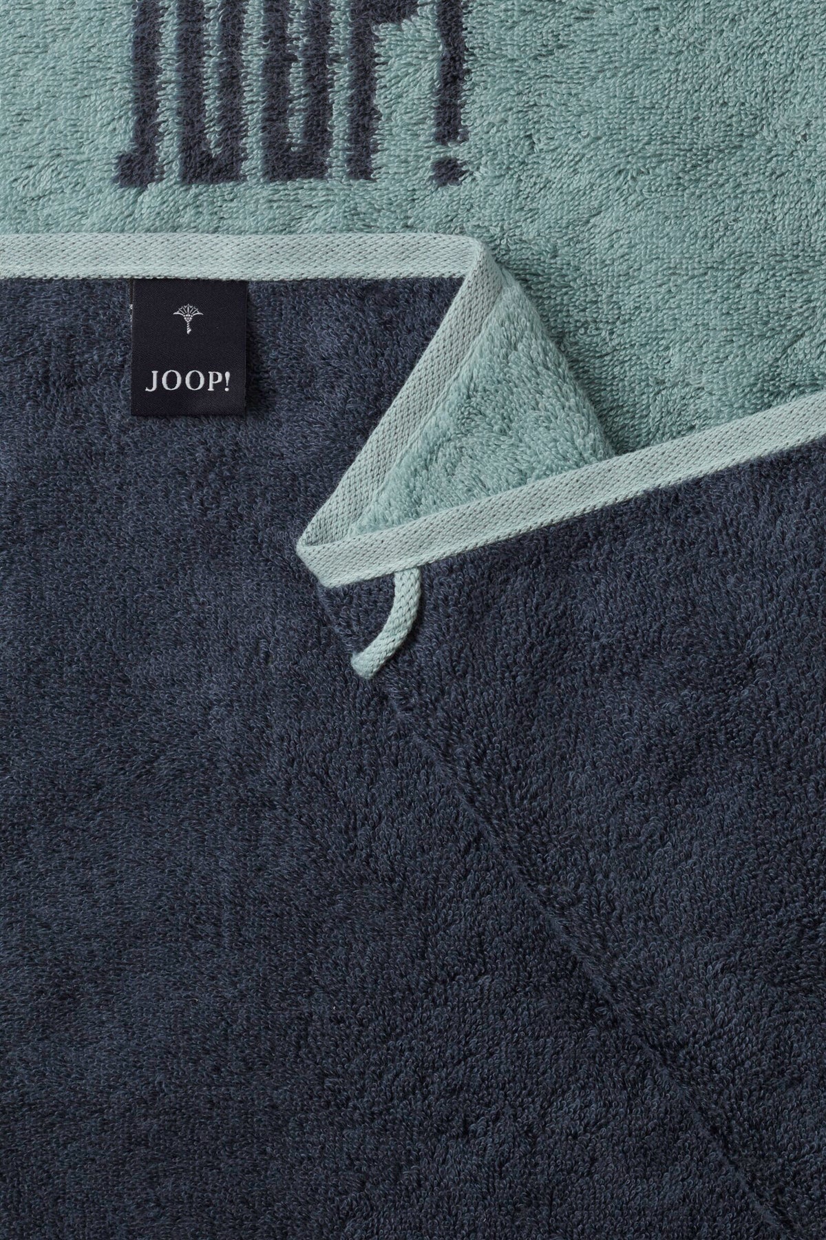 JOOP! BARS DOUBLEFACE Gästetuch 30x50 cm, Aqua