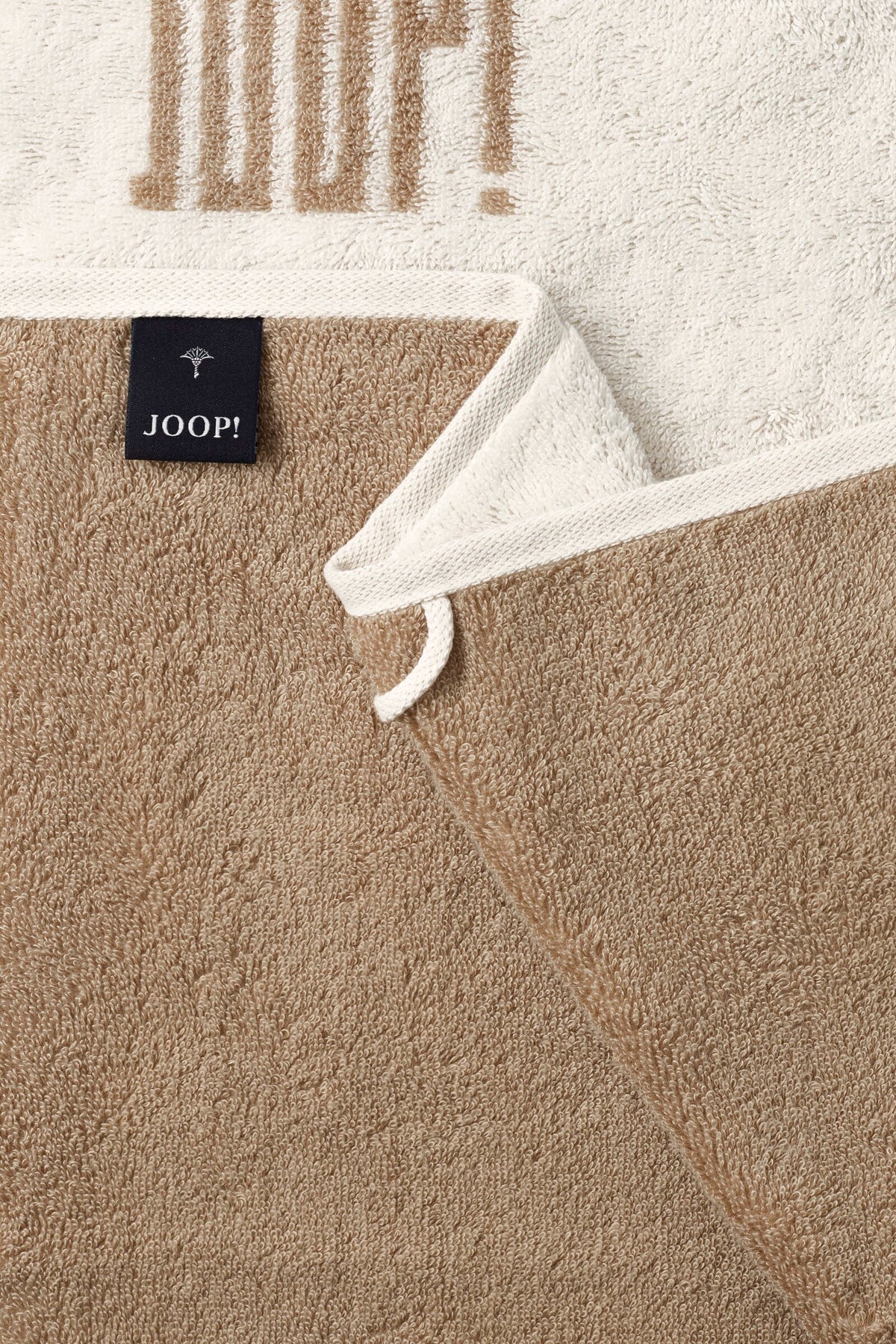 JOOP! BARS DOUBLEFACE Handtuch 50x100 cm, Creme