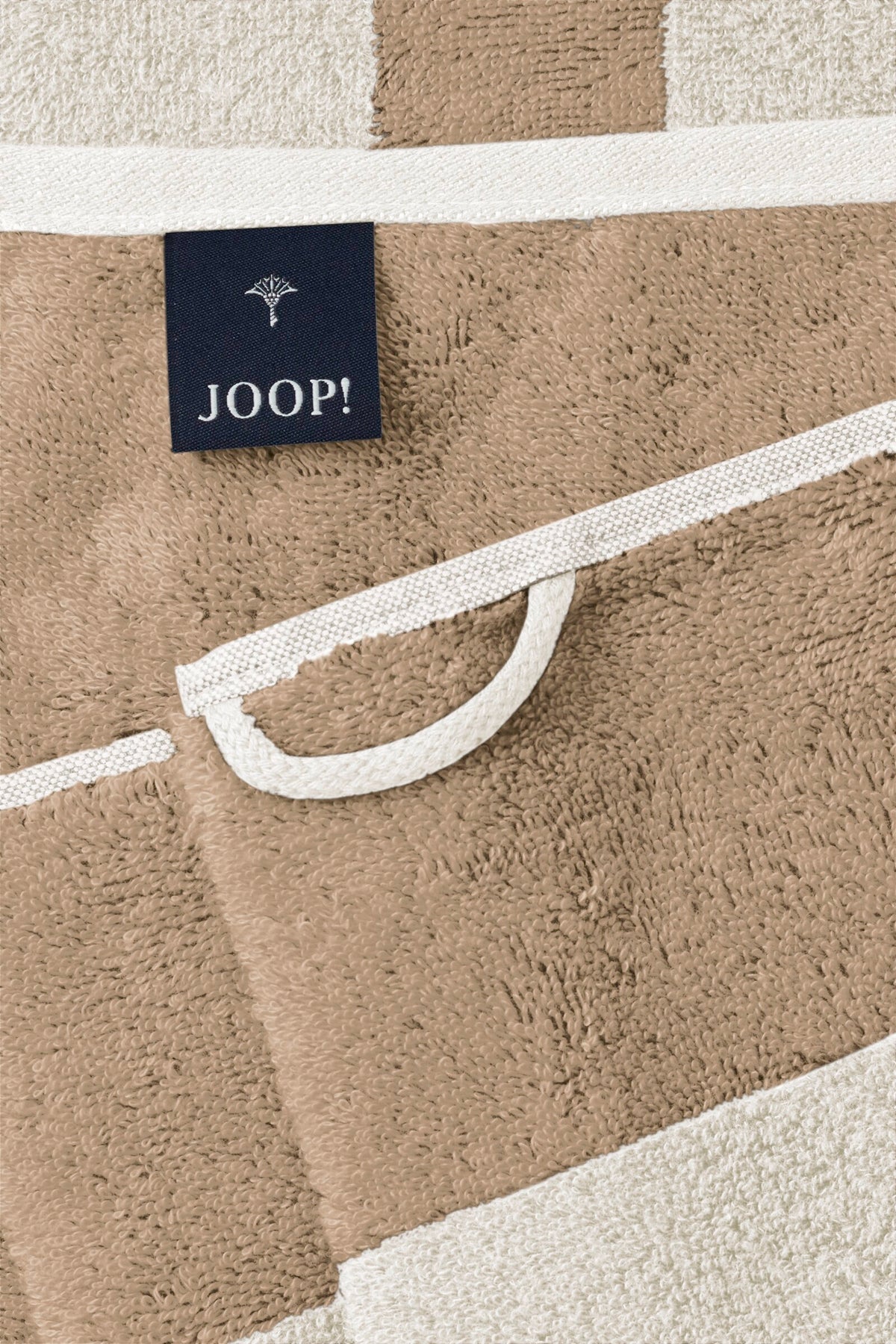 JOOP! BARS Liegetuch 80x200 cm, Creme