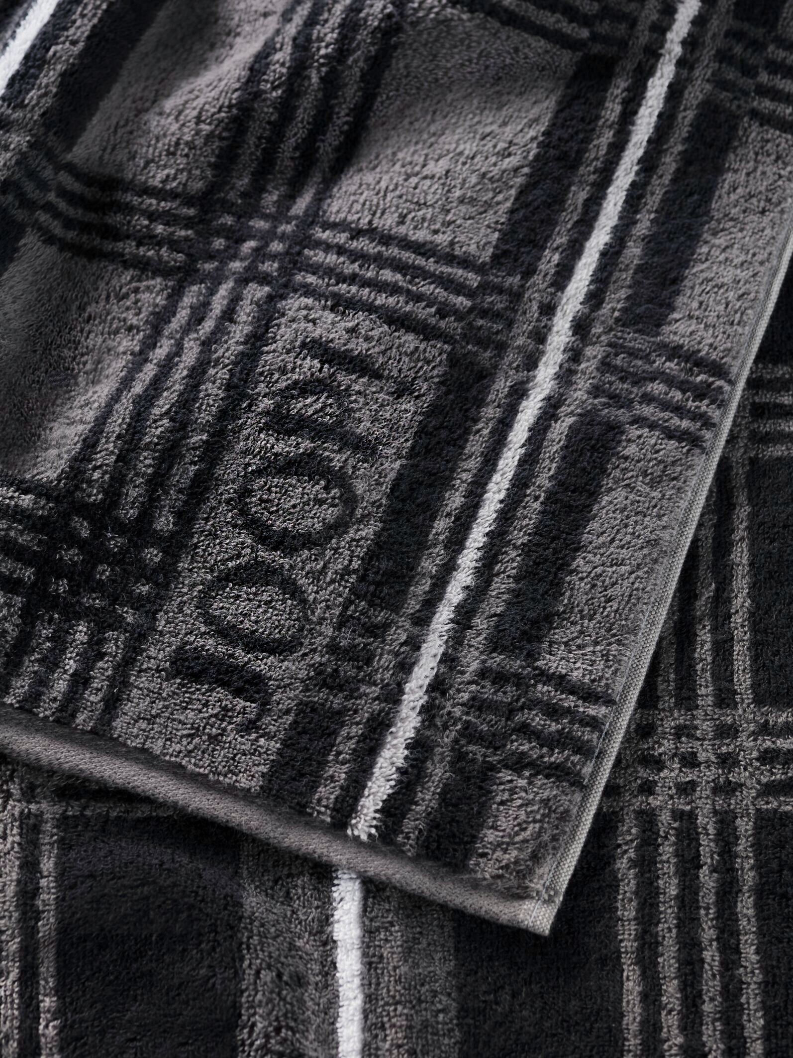 JOOP! CHECKS Saunatuch 80x200 cm, Anthrazit