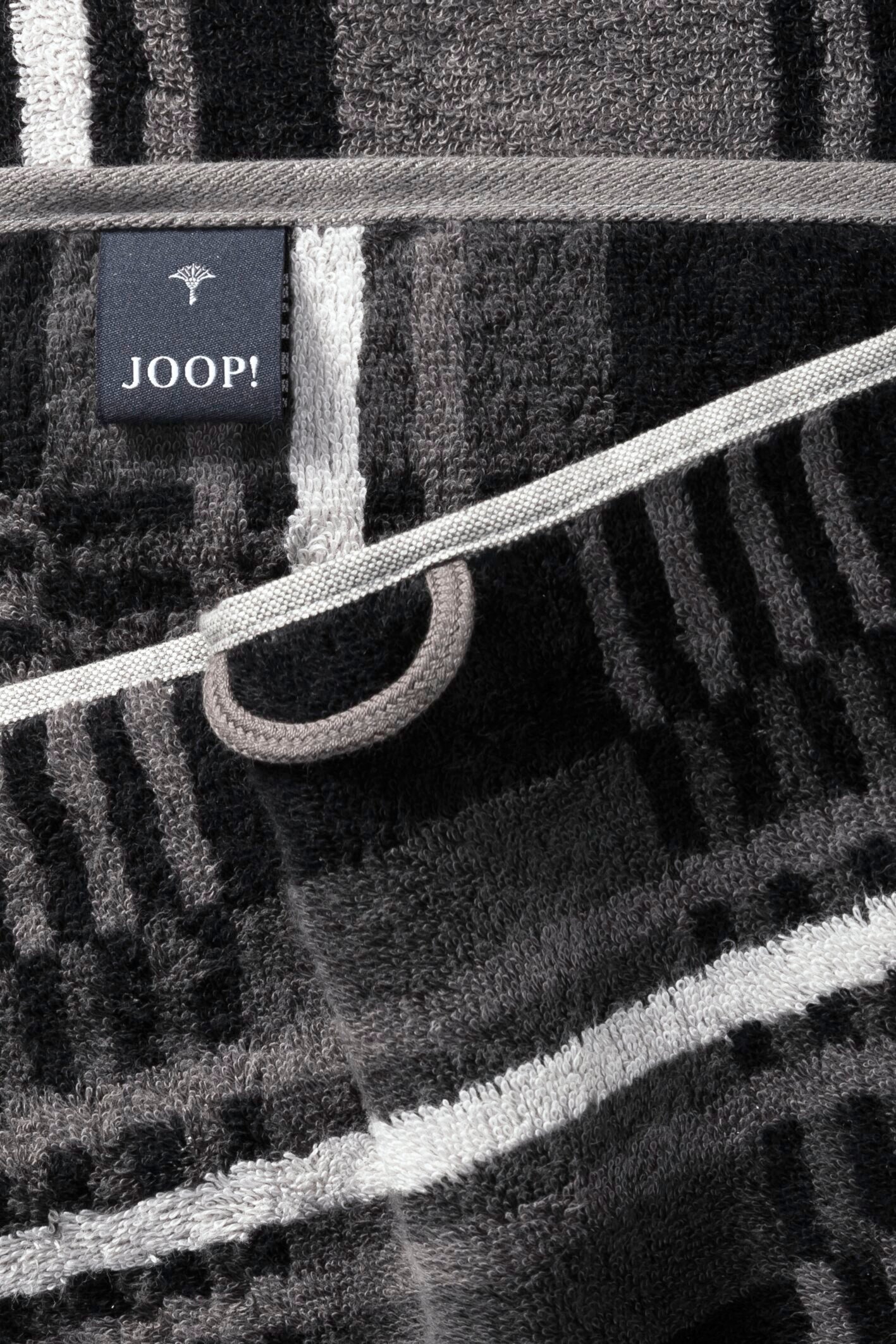 JOOP! CHECKS Saunatuch 80x200 cm, Anthrazit